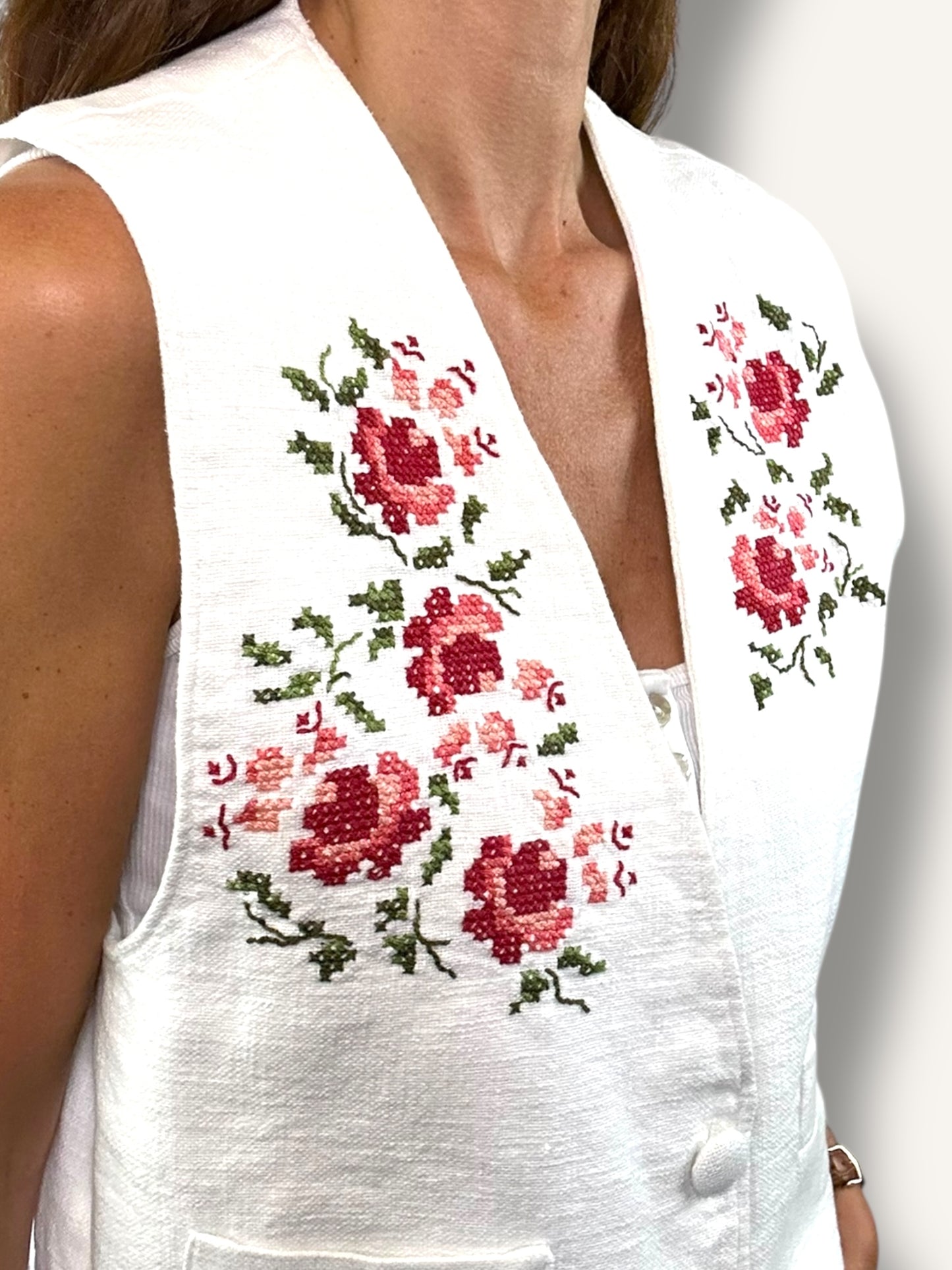 Embroidered Vest