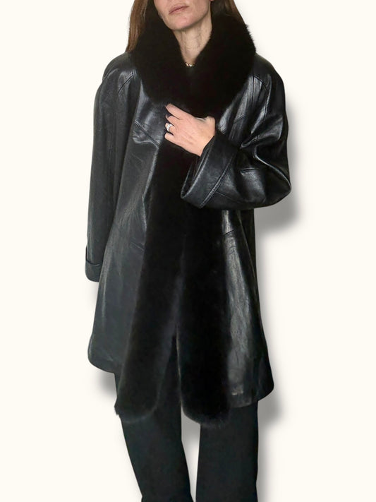 Leather & Fox Coat