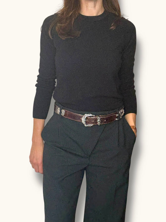 Brown Concho Belt