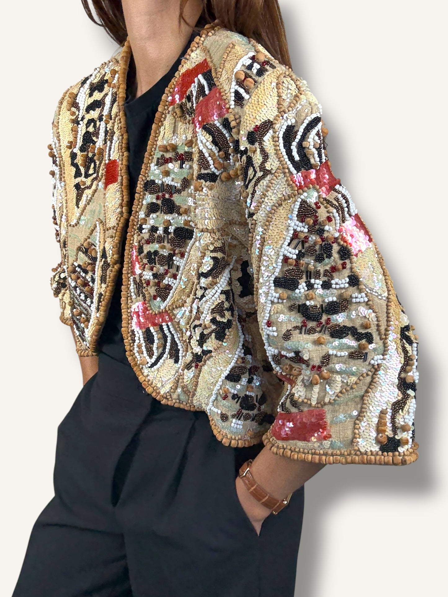 Sequin Bolero Jacket