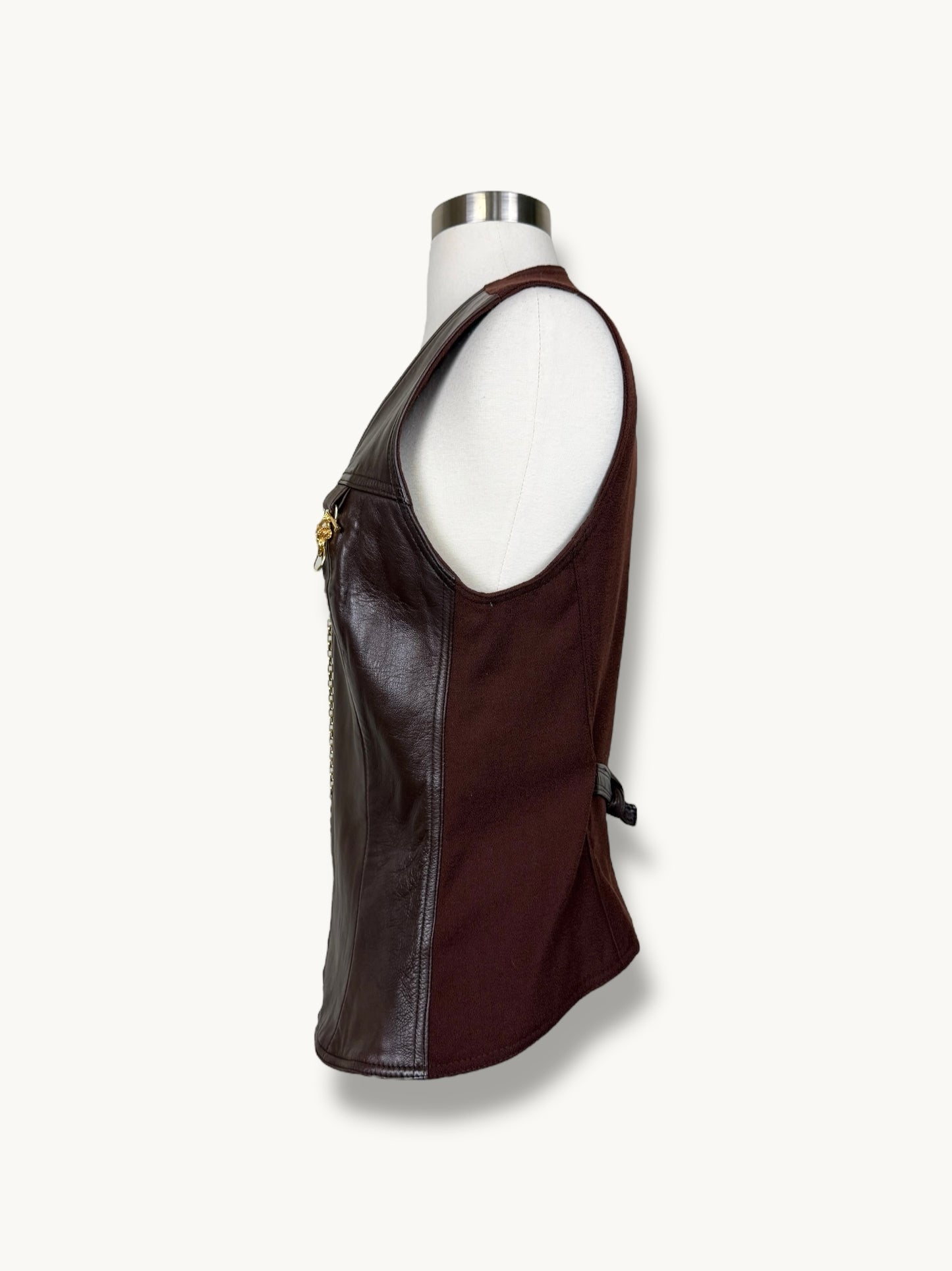 Alberto Makali Leather Vest