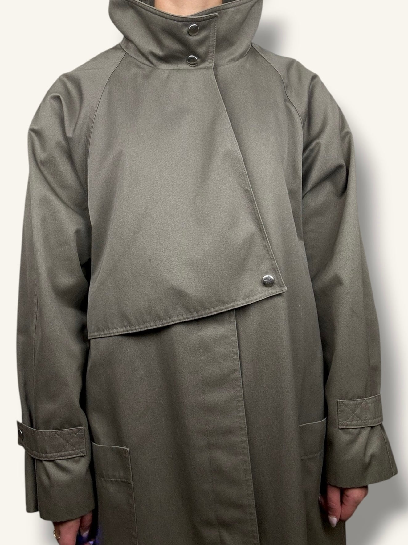 Gunmetal Green Trench