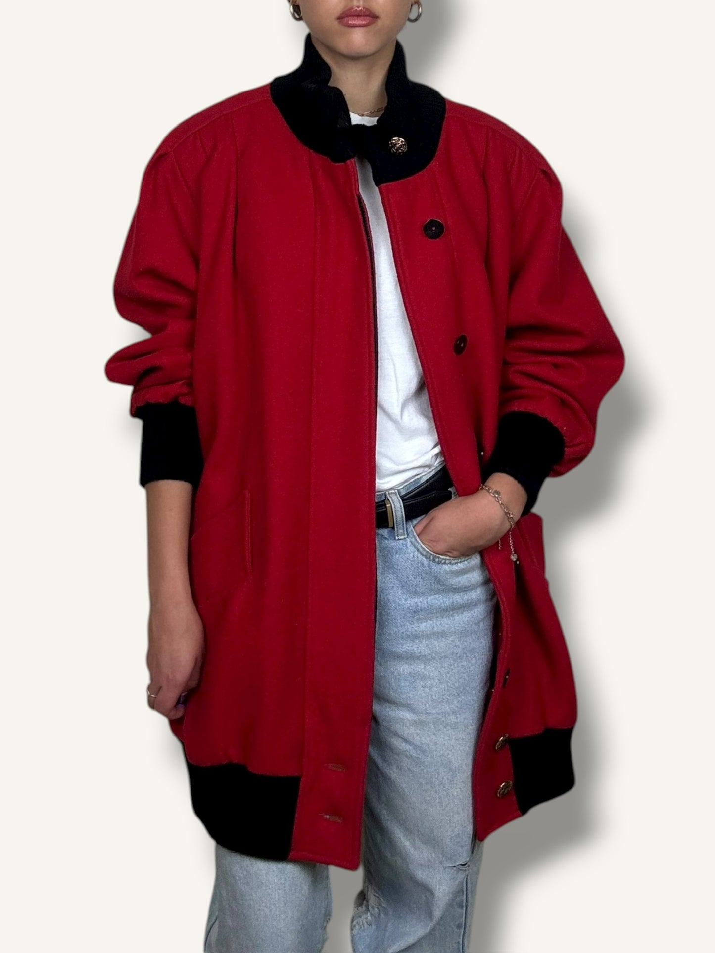 Red Bomber Jacket