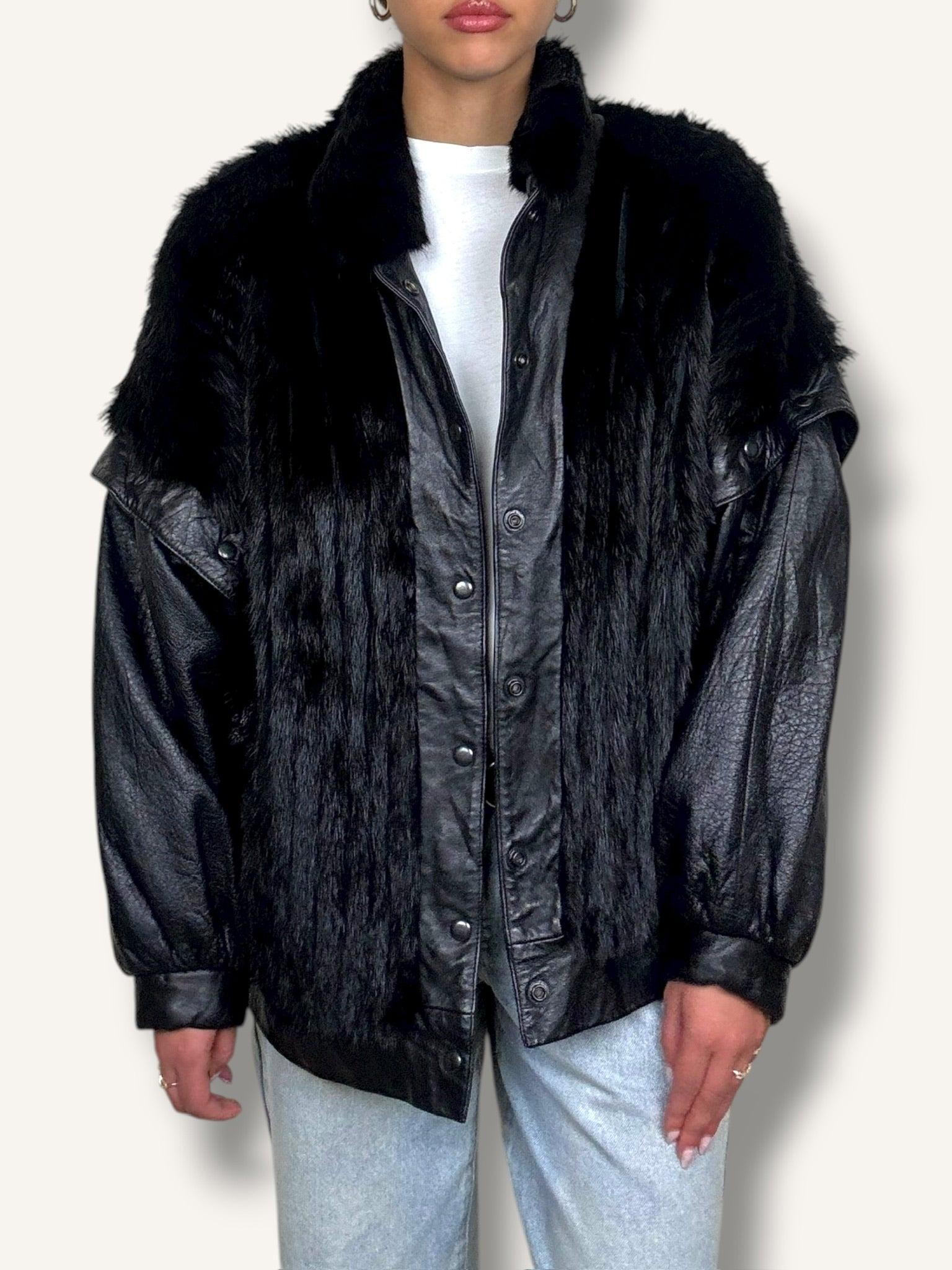 Leather & Mink Convertible Jacket – Jen Wonders