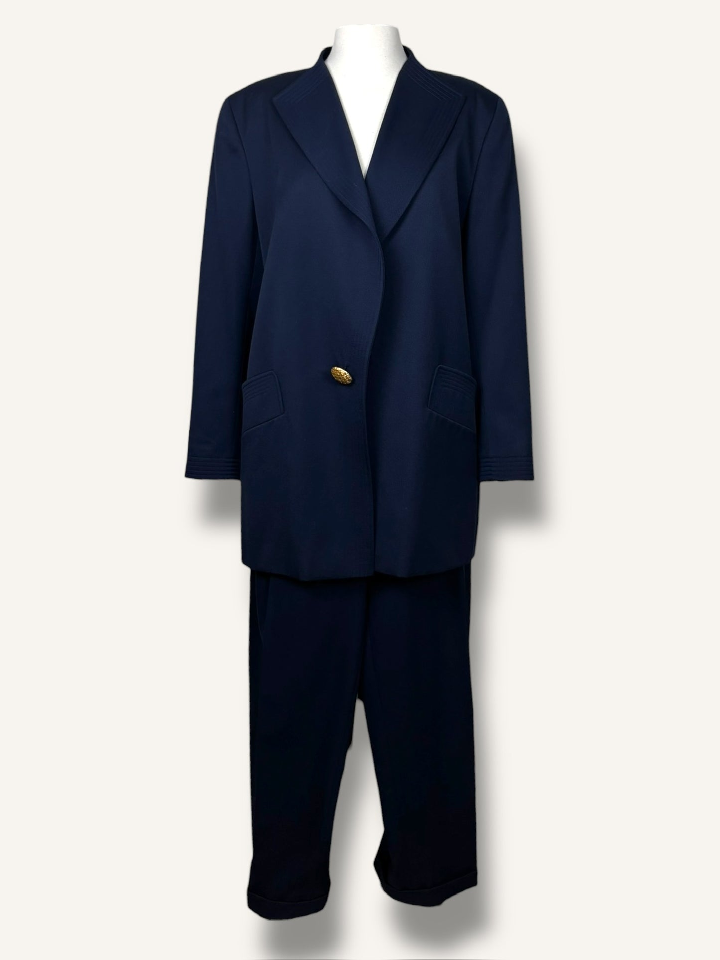 Navy Wool Suit
