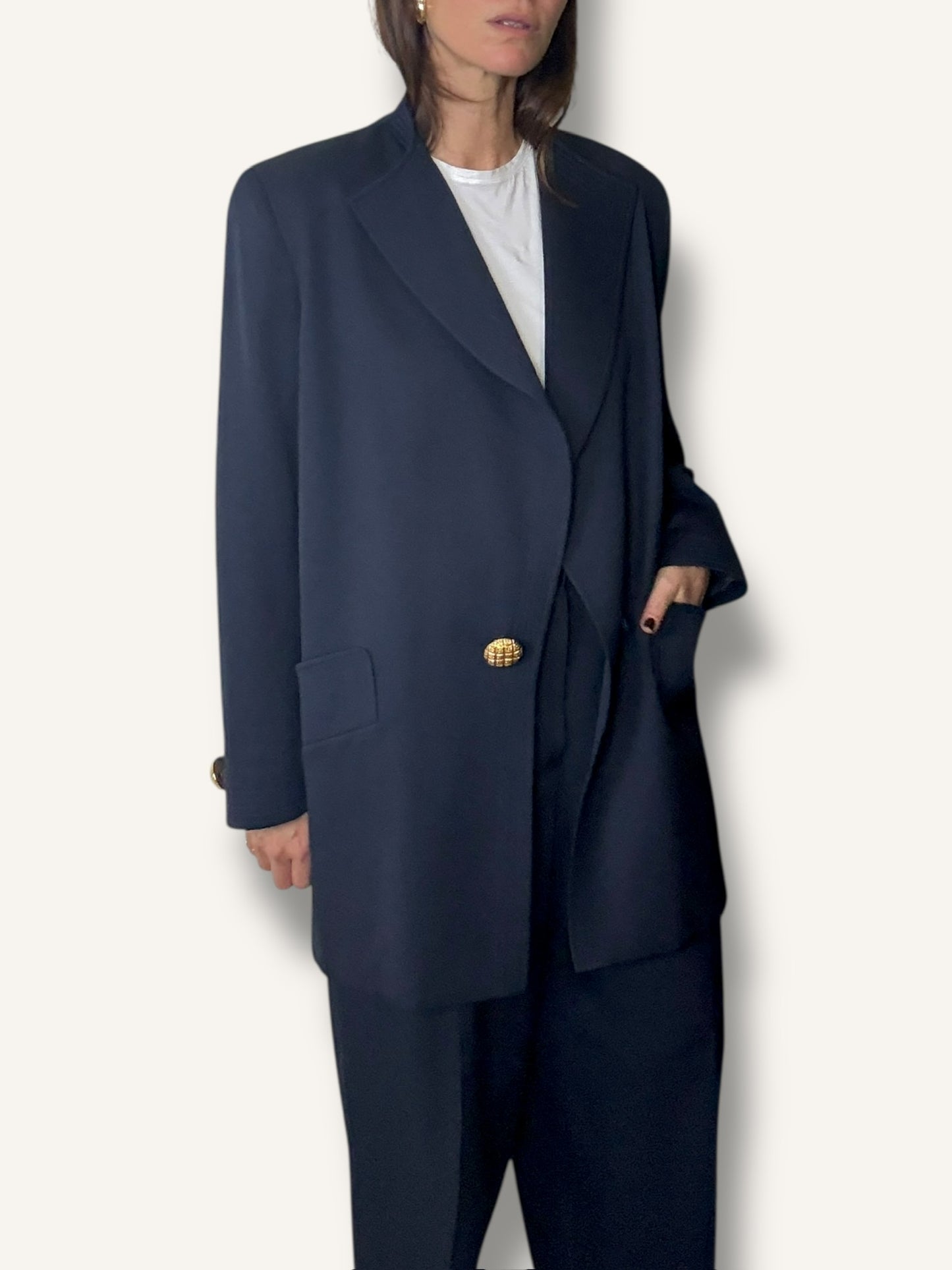 Navy Wool Suit