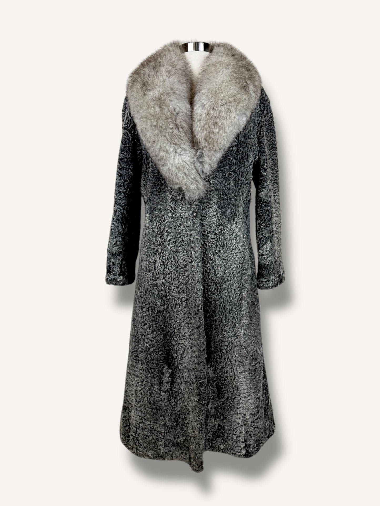 Lambskin and Mink Coat