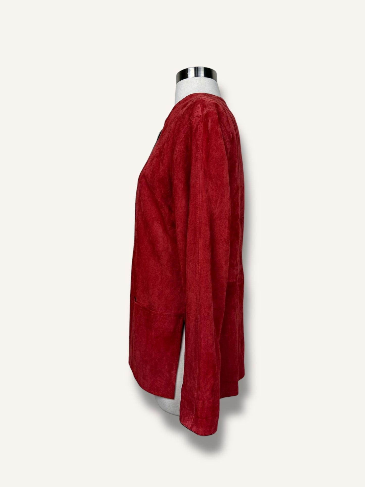 Terracotta Suede Jacket