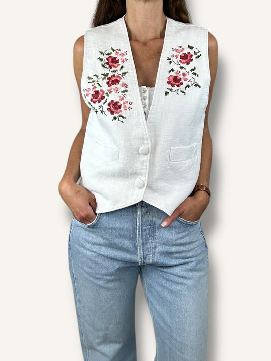 Embroidered Vest