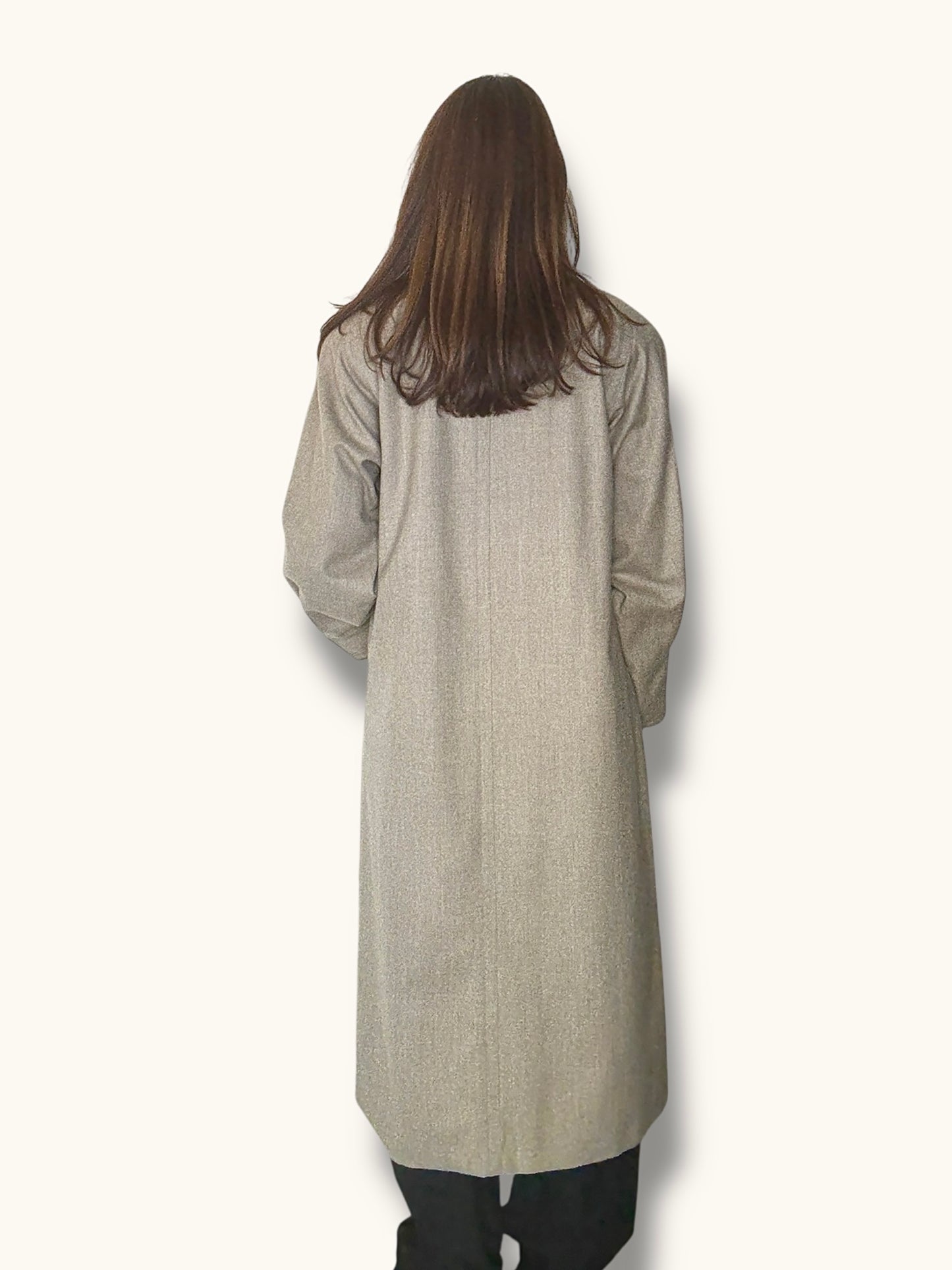 Taupe Boxy Coat