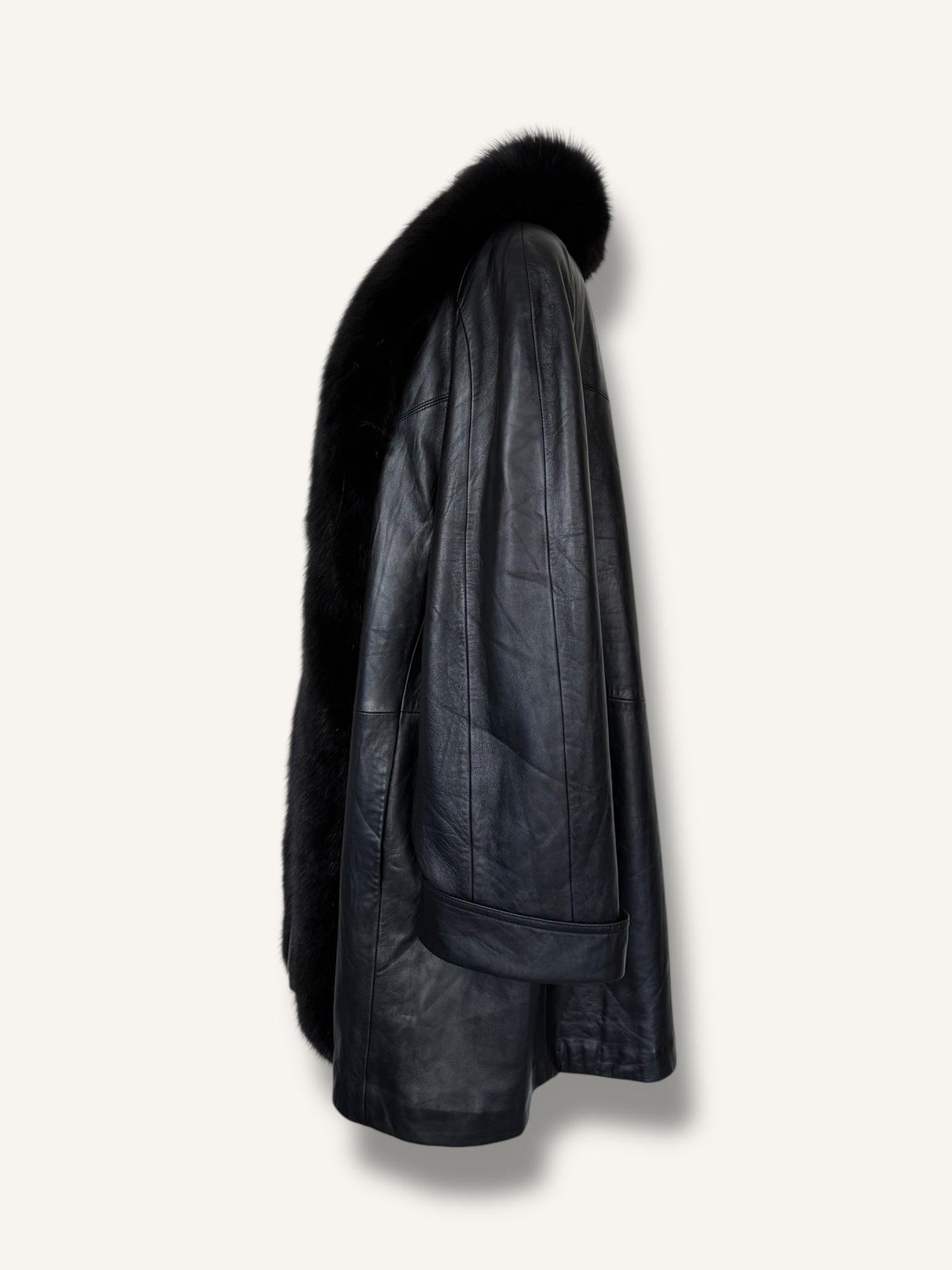 Leather & Fox Coat