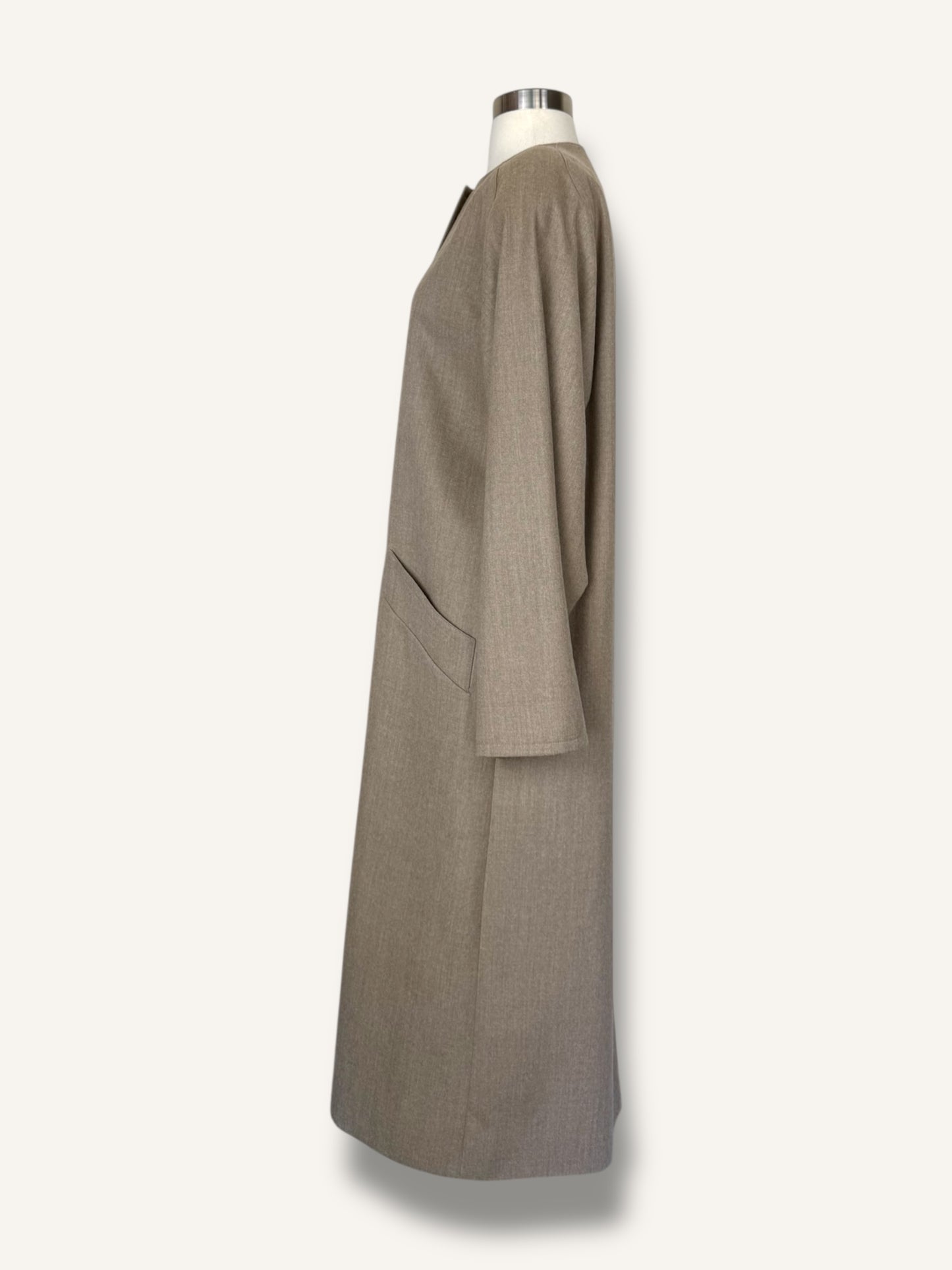 Taupe Boxy Coat