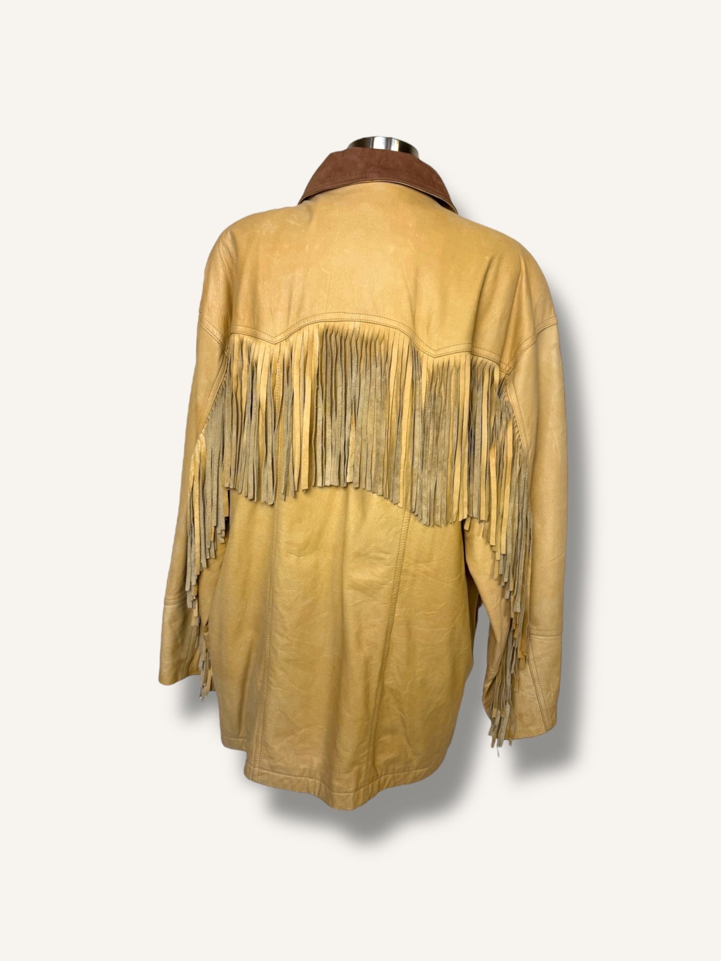 Fringe Leather Jacket