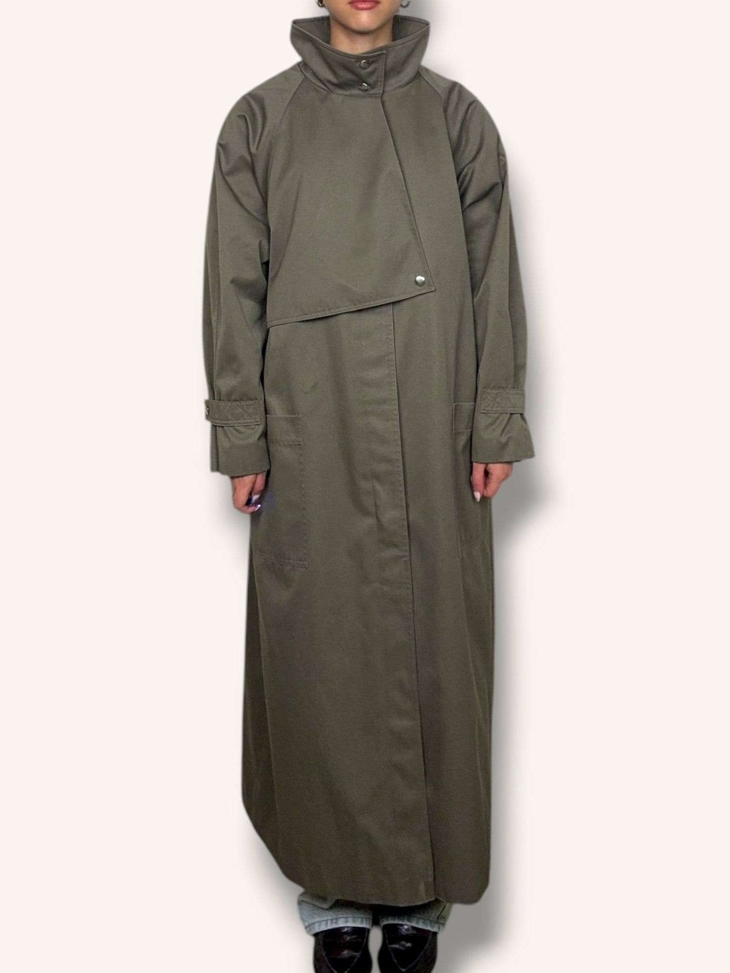 Gunmetal Green Trench