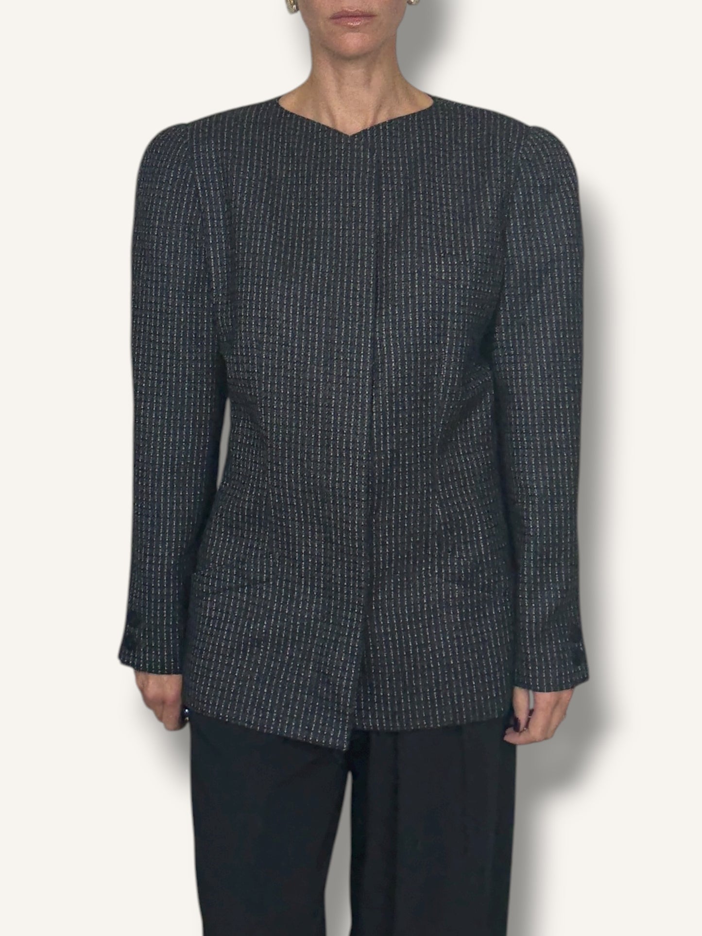 Krizia Pinstripe Blazer