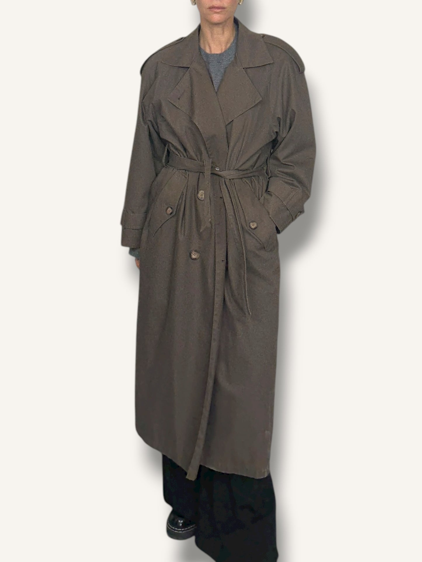 Olive Trench Coat