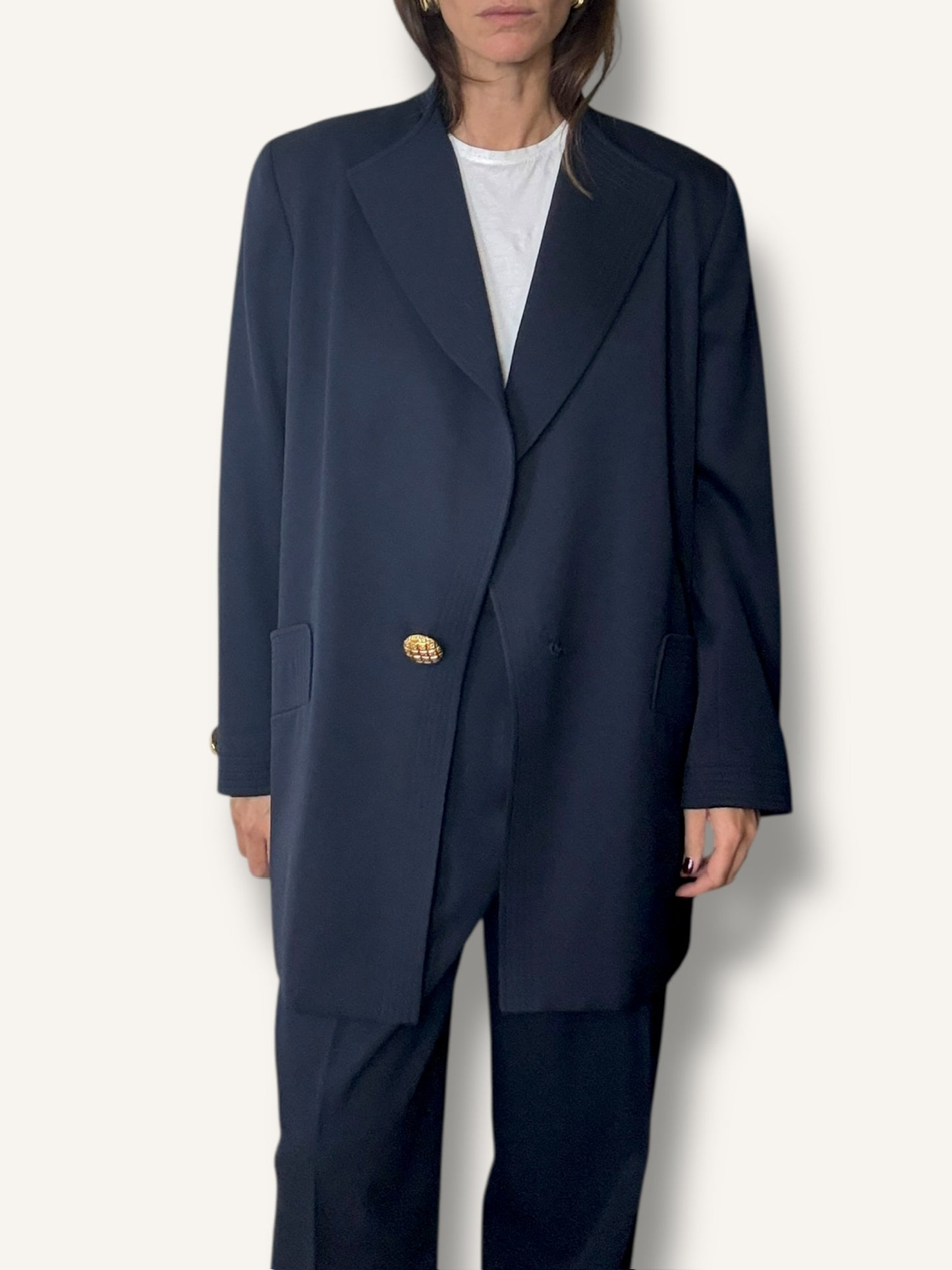 Navy Wool Suit