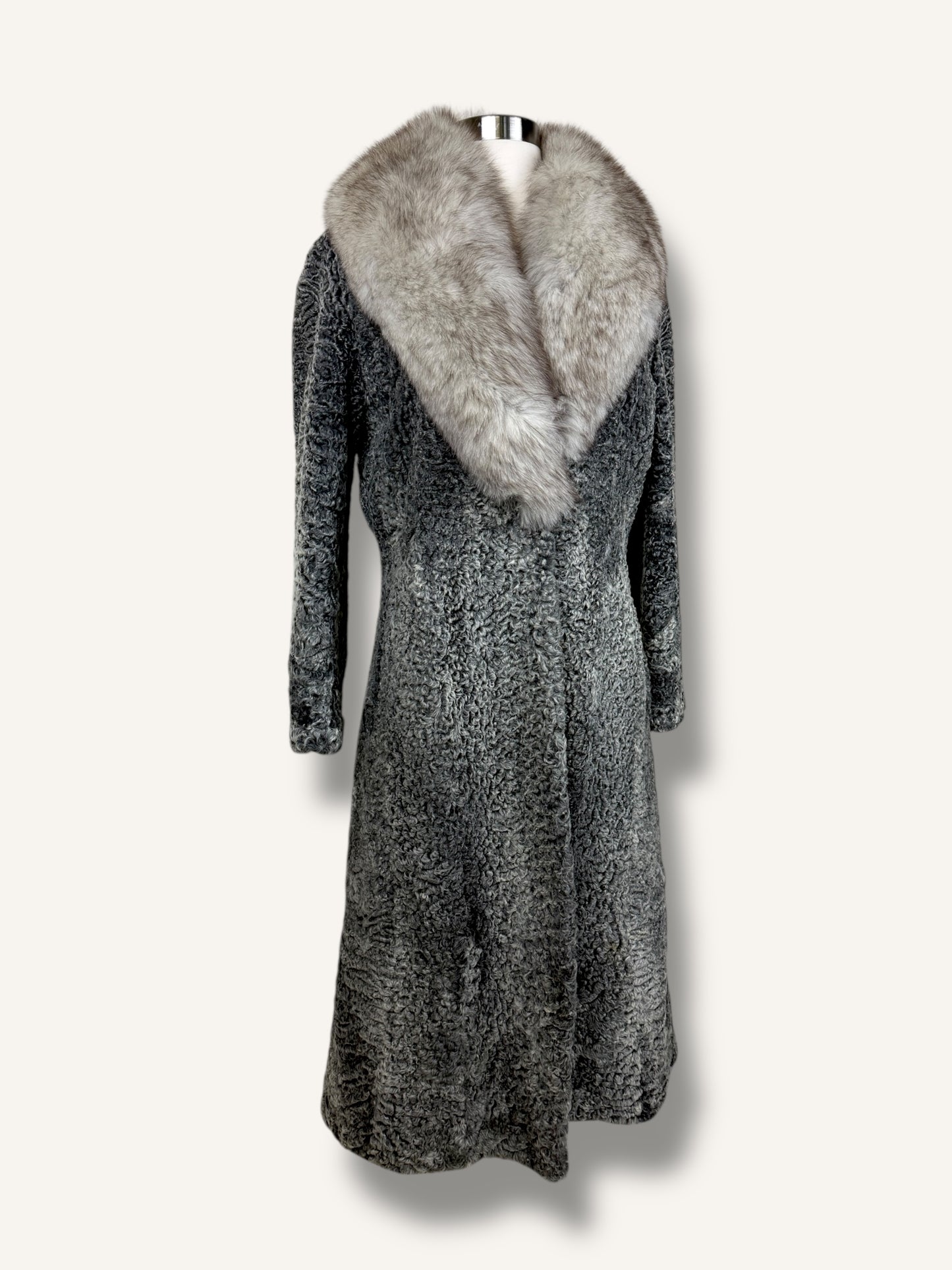 Lambskin and Mink Coat