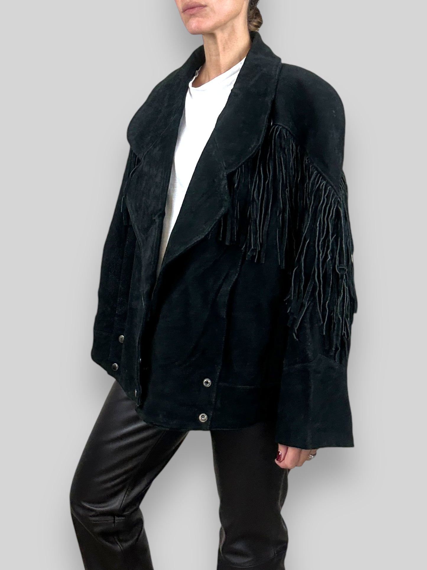 Fringe Suede Jacket