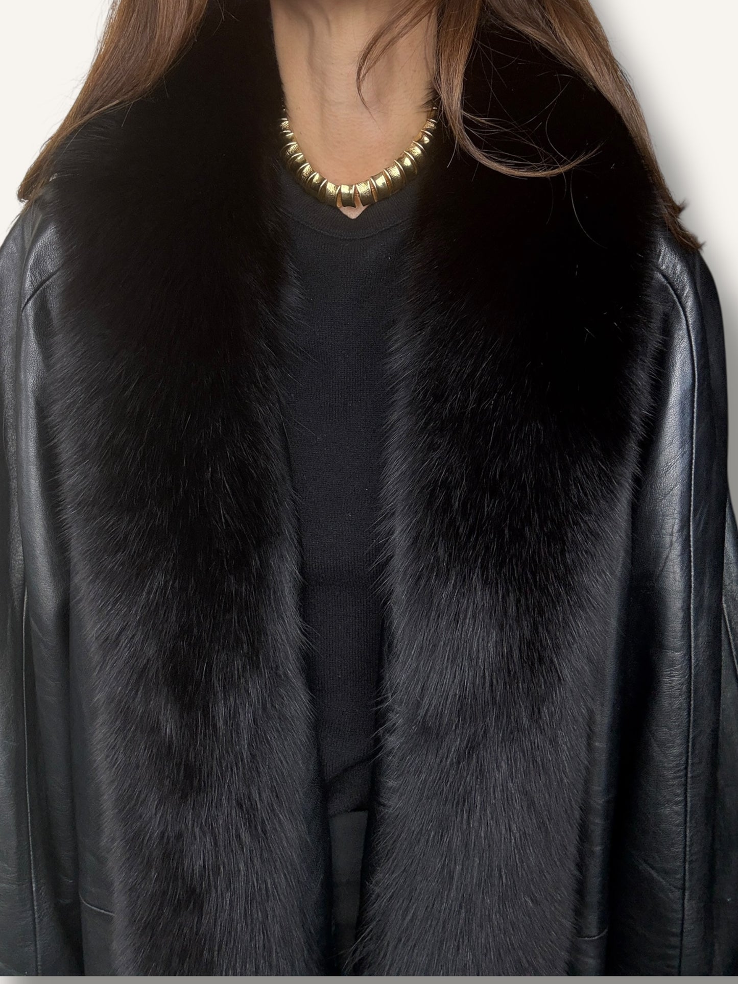 Leather & Fox Coat