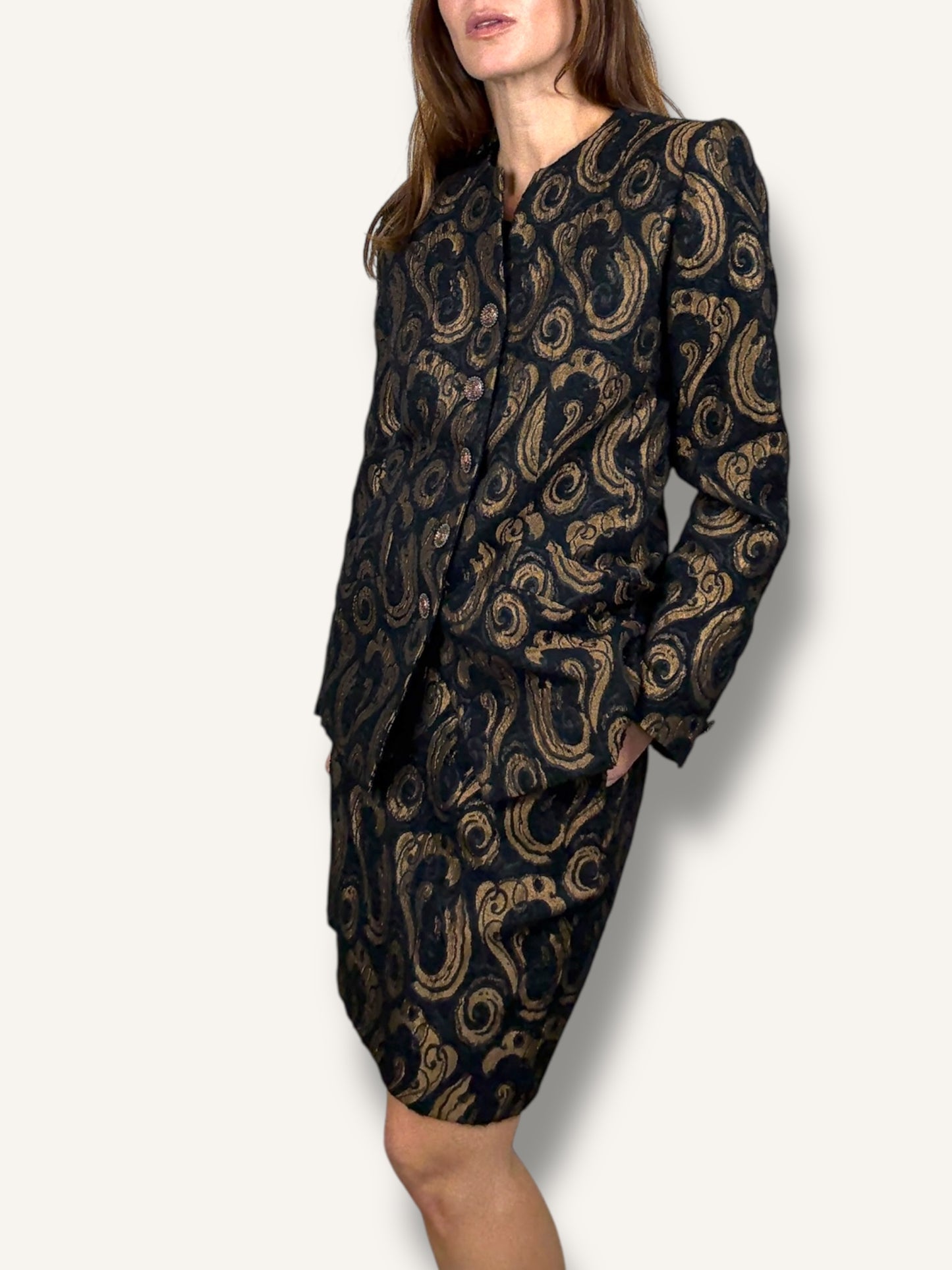 YSL Skirt Set