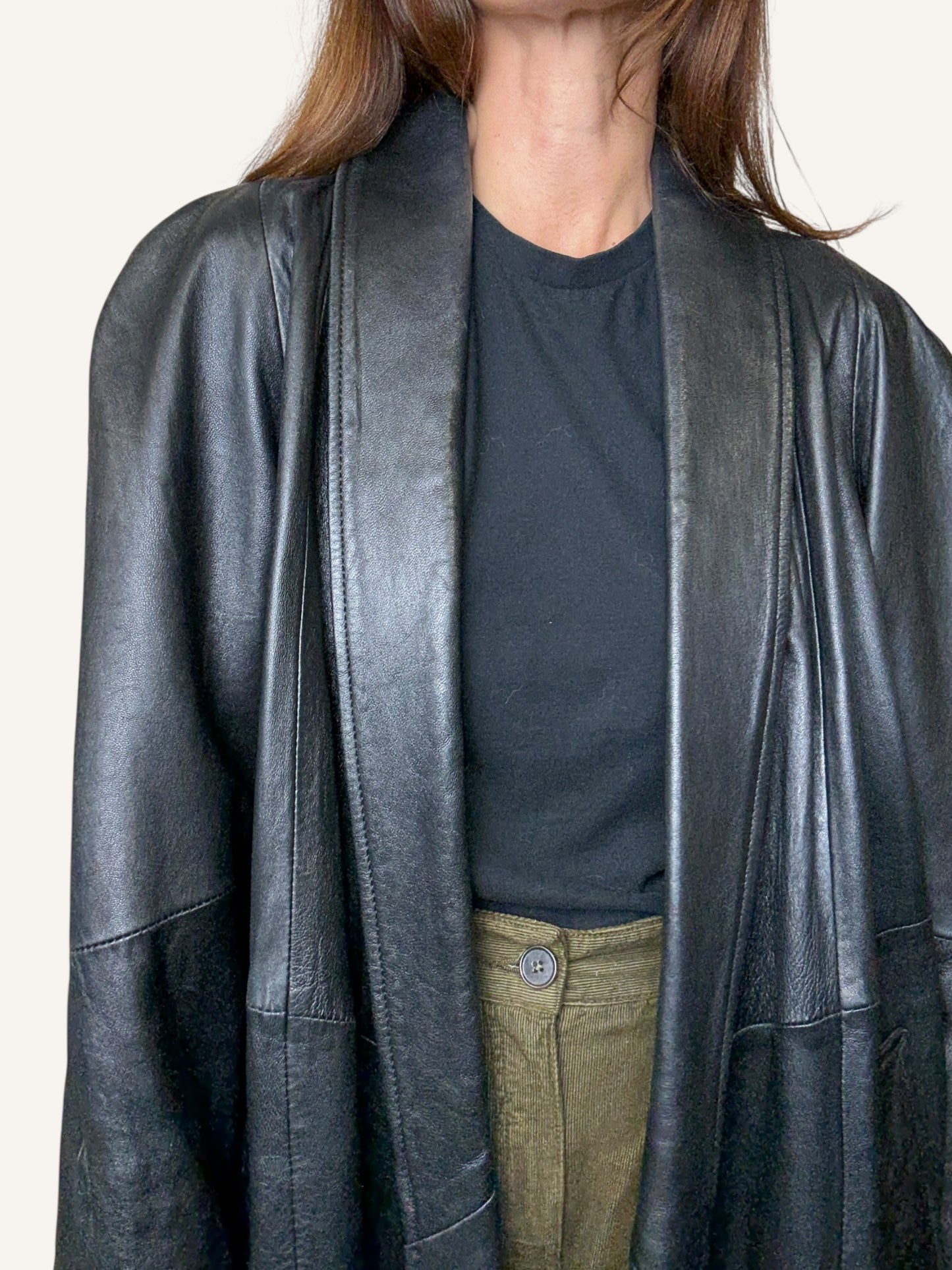 Long Leather Coat