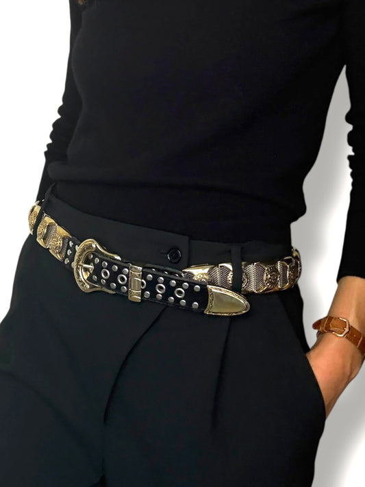 Mesh Concho Belt