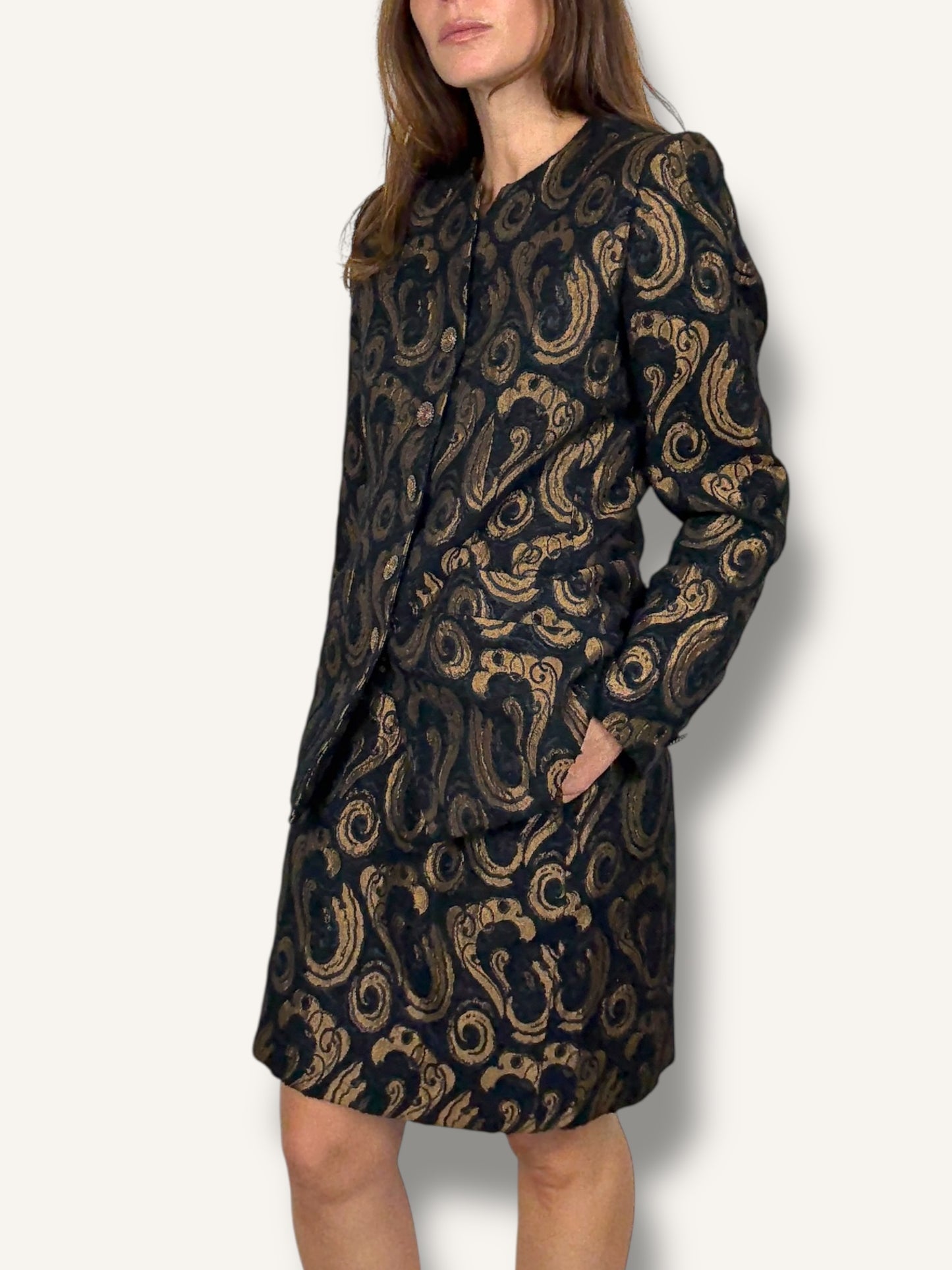 YSL Skirt Set
