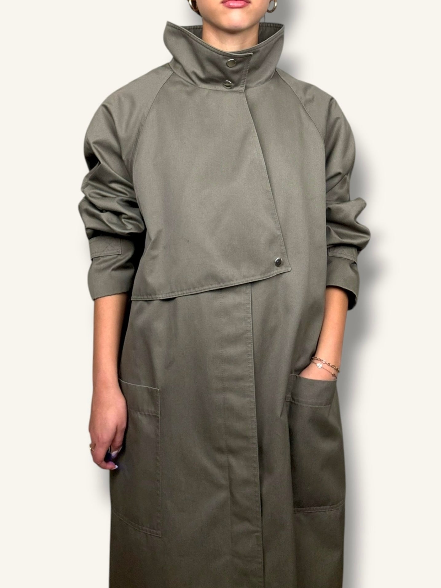 Gunmetal Green Trench