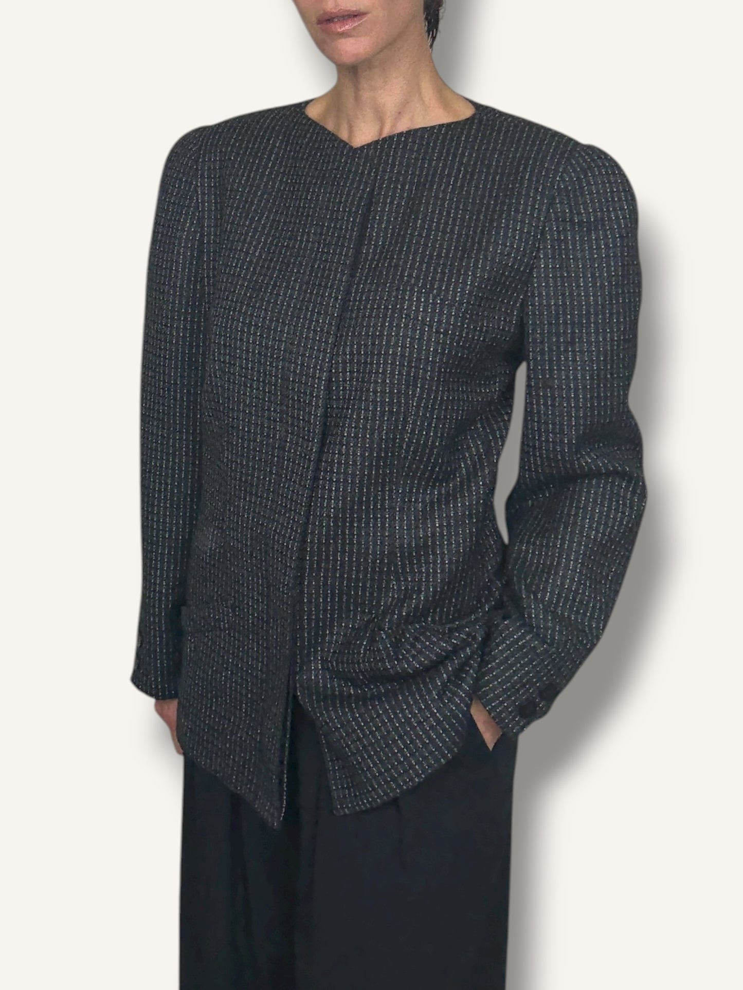 Krizia Pinstripe Blazer