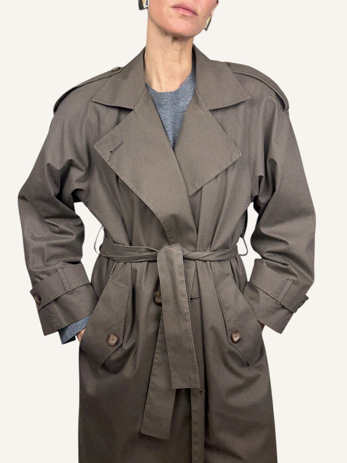 Olive Trench Coat