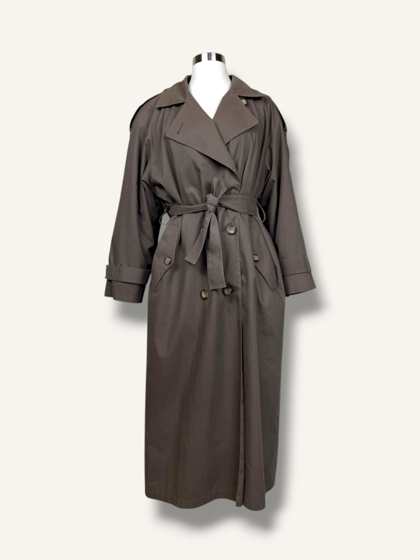 Olive Trench Coat