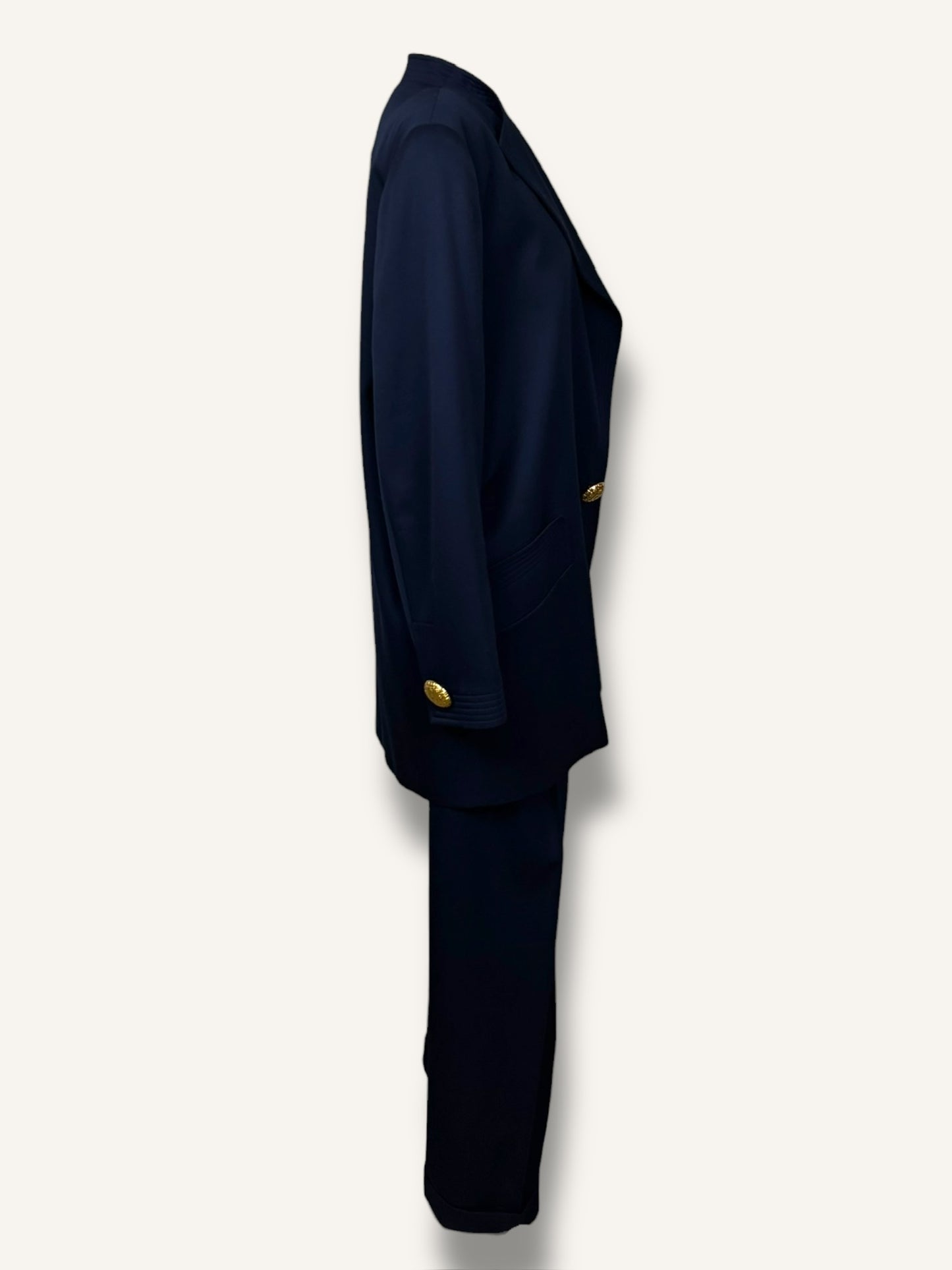 Navy Wool Suit