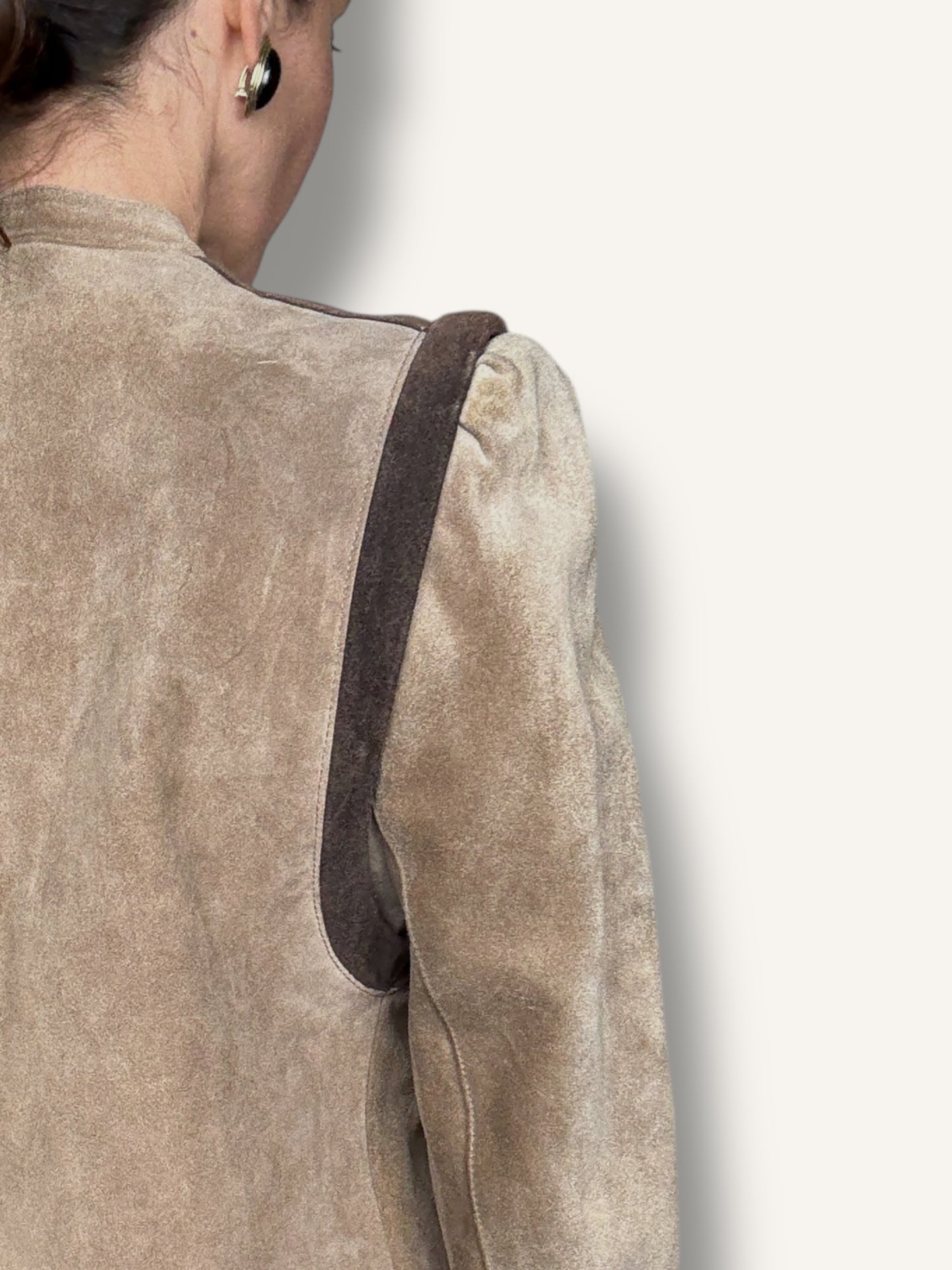 Suede Cropped Jacket