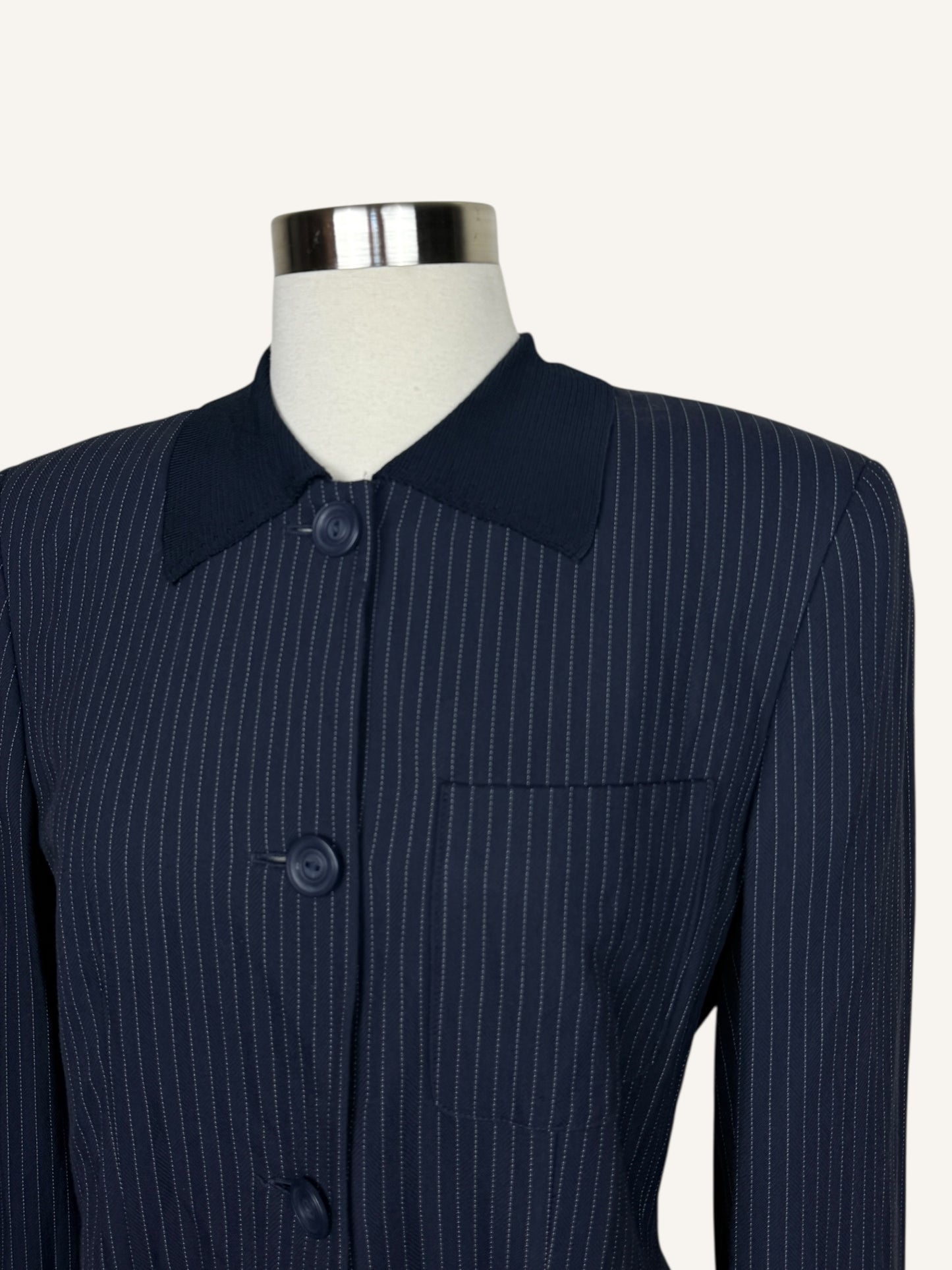 Pinstriped Blazer