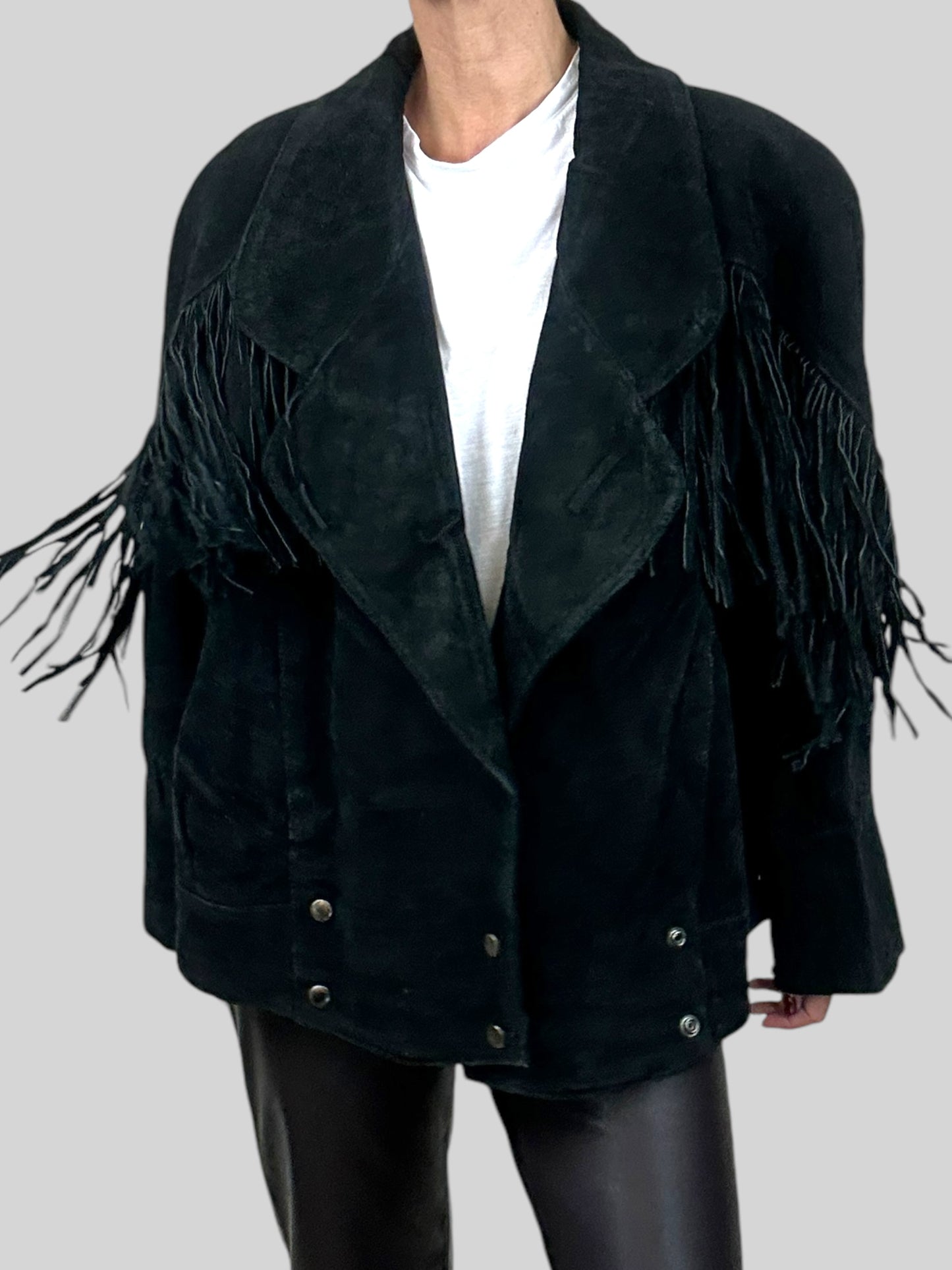 Fringe Suede Jacket