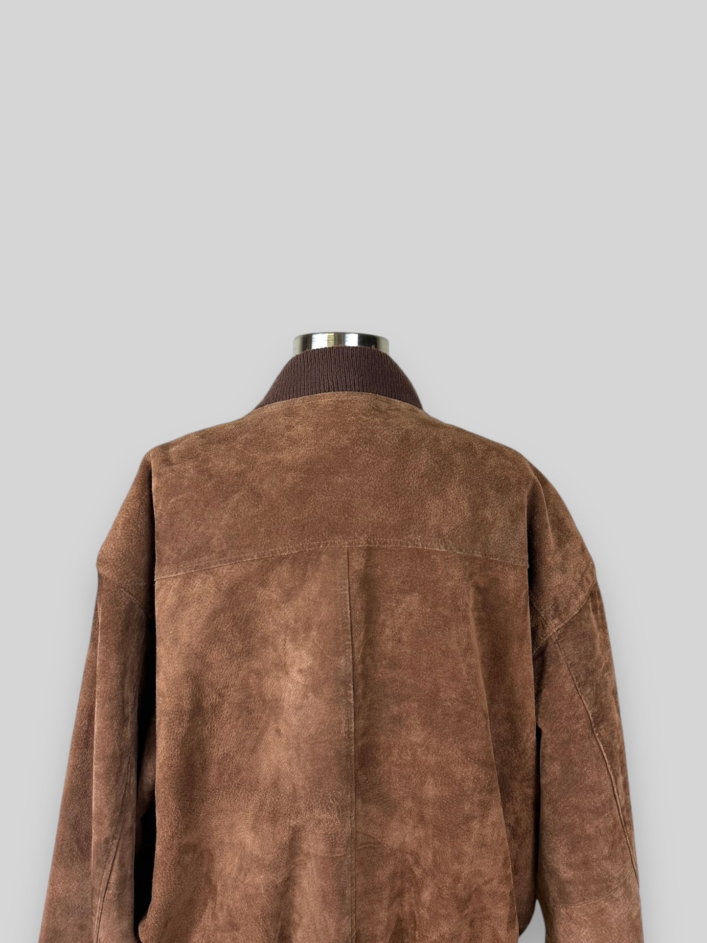 Suede Bomber Jacket