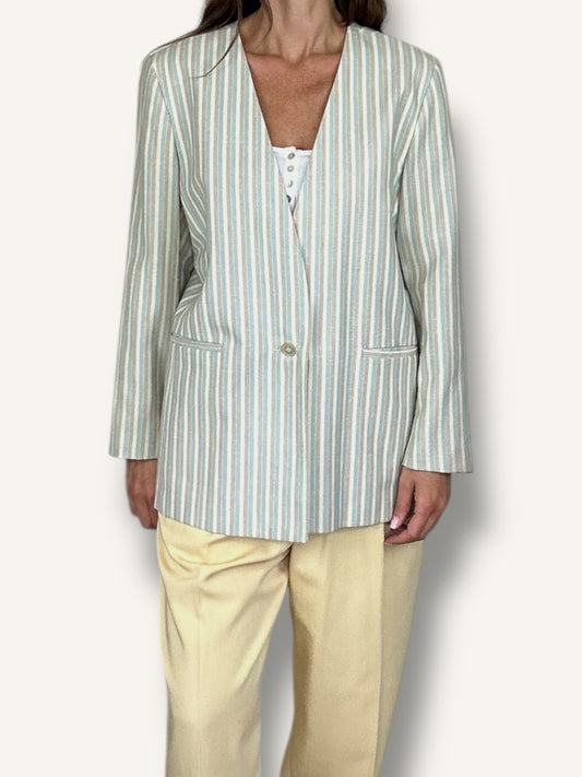 Striped blazer