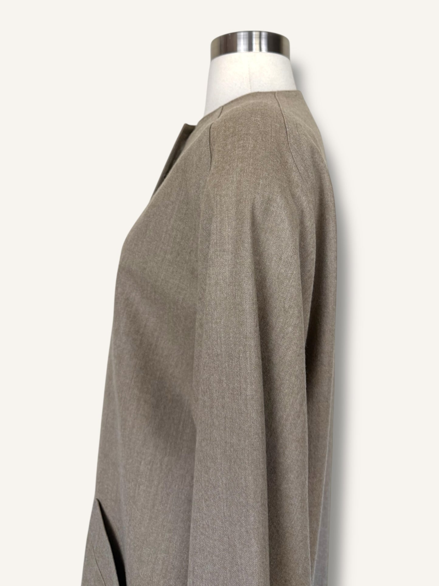 Taupe Boxy Coat