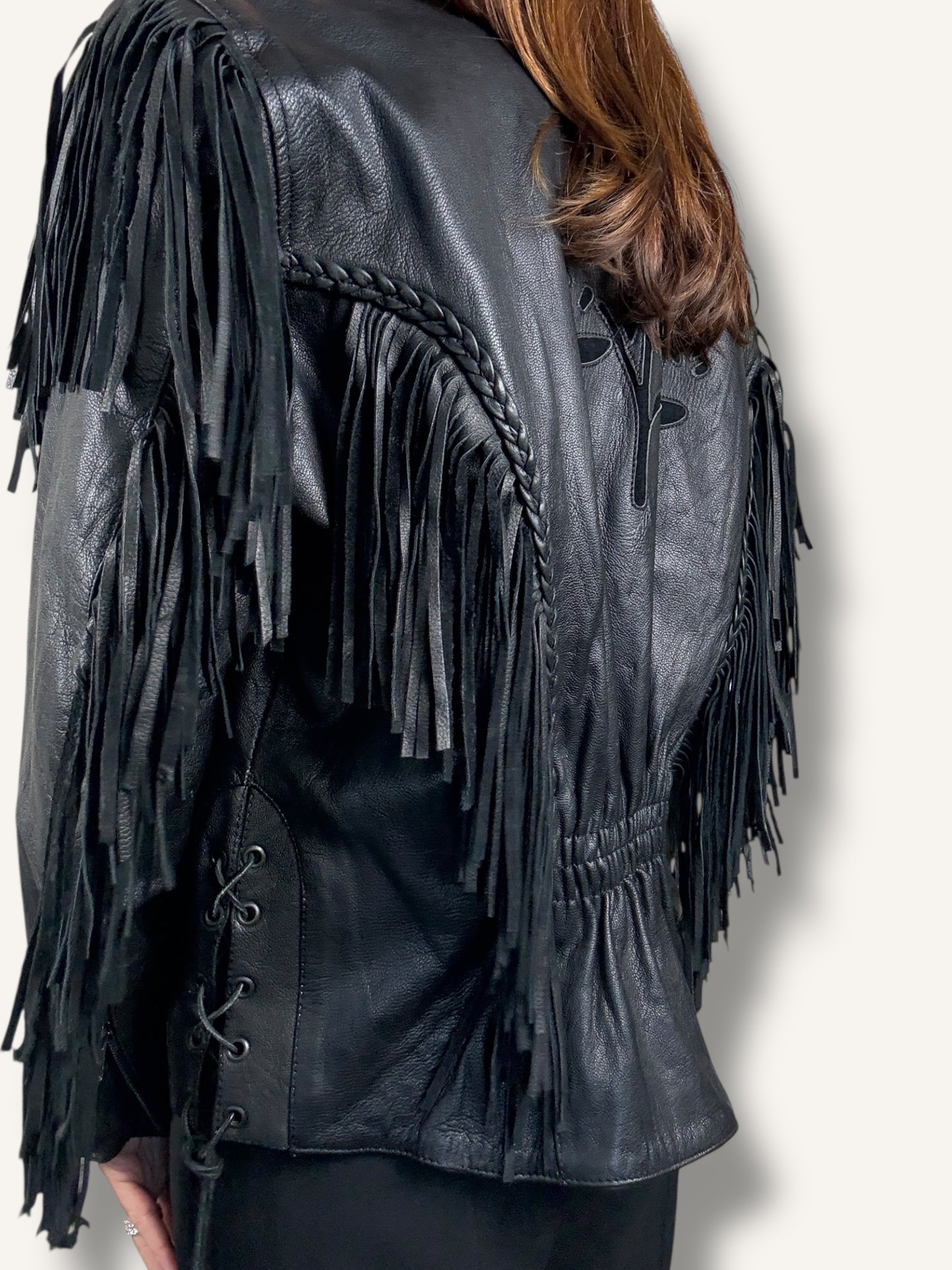 Fringe Leather Jacket