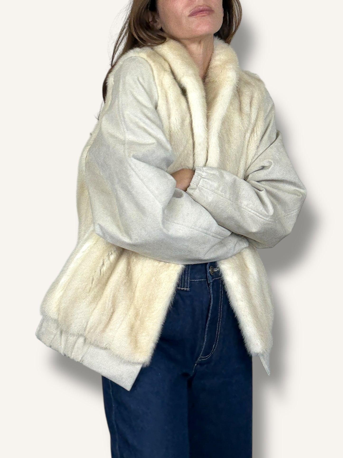 Mink Fur Bomber