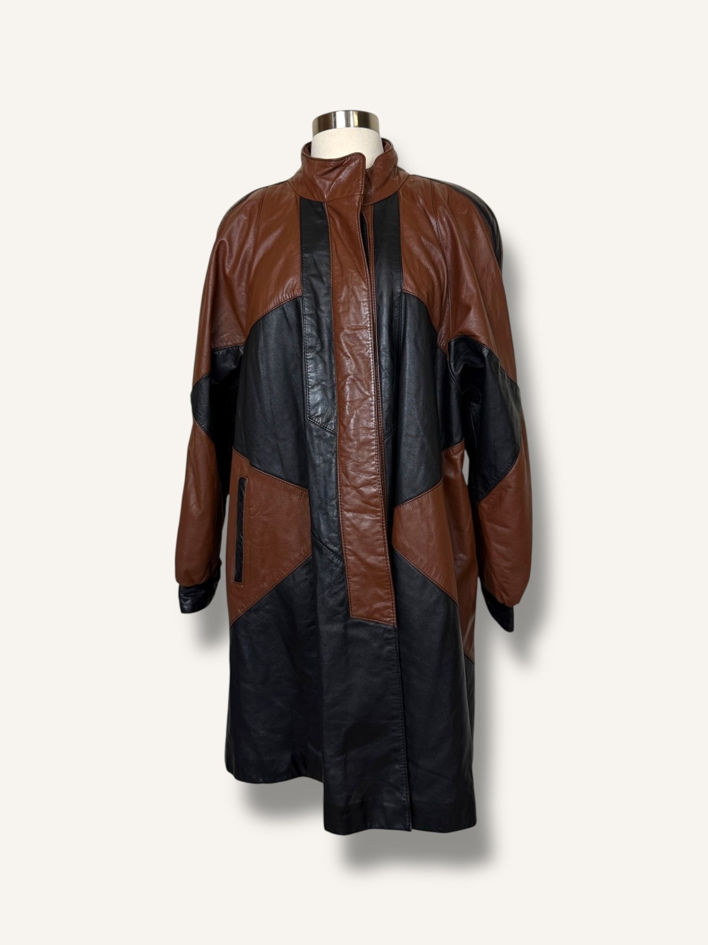 Patchwork Leather Jacket