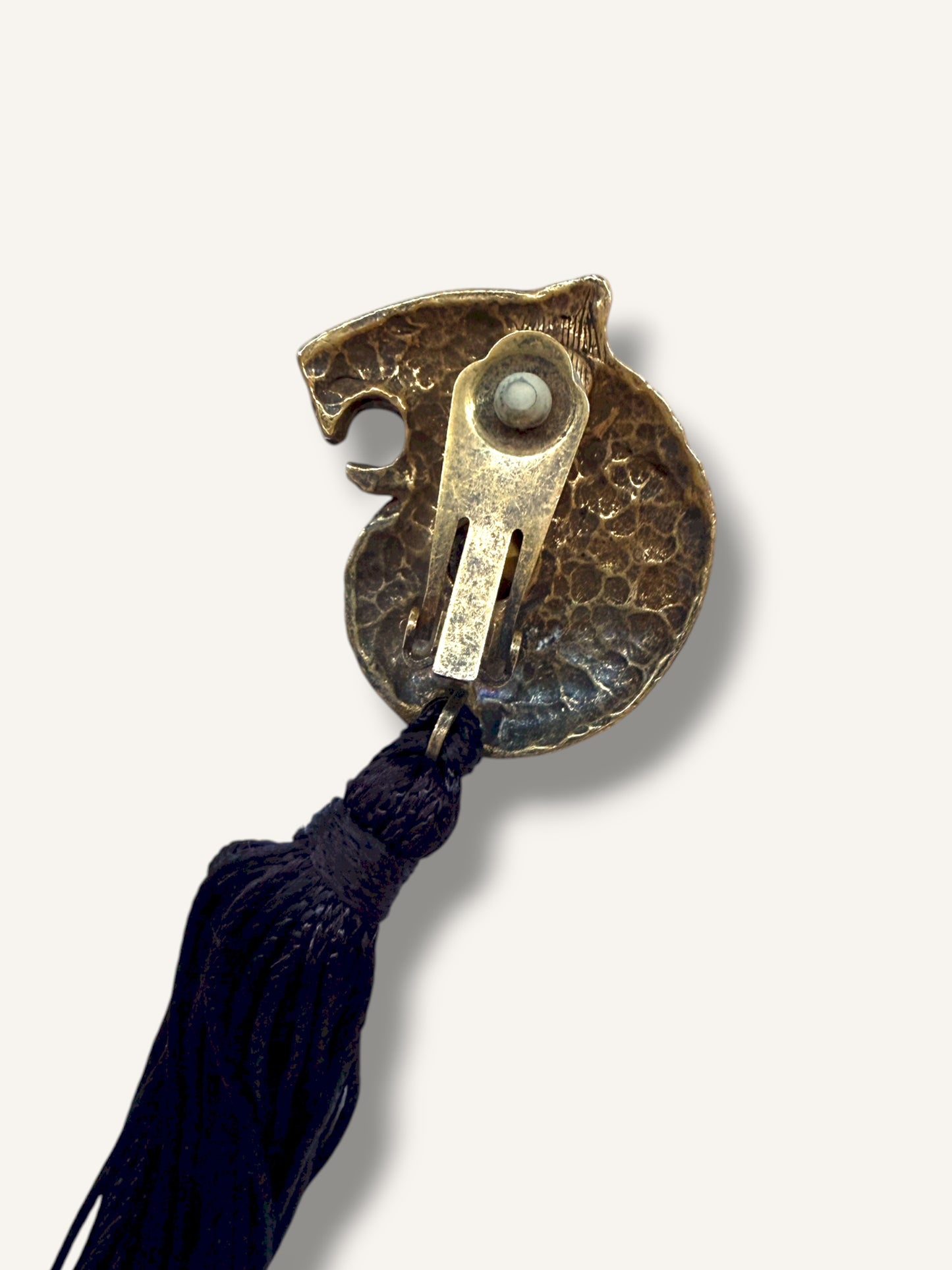 Panther Tassel Earrings