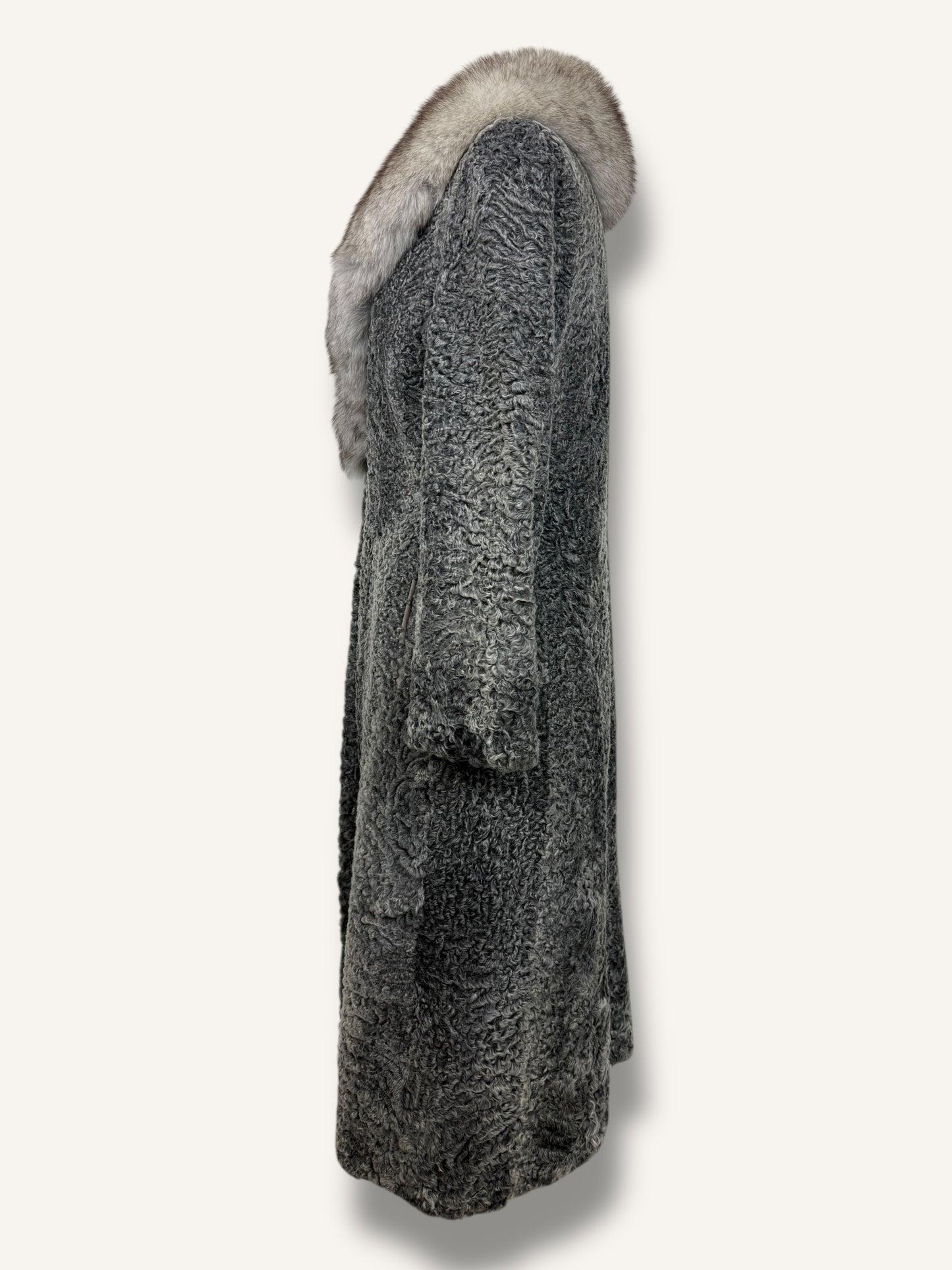 Lambskin and Mink Coat