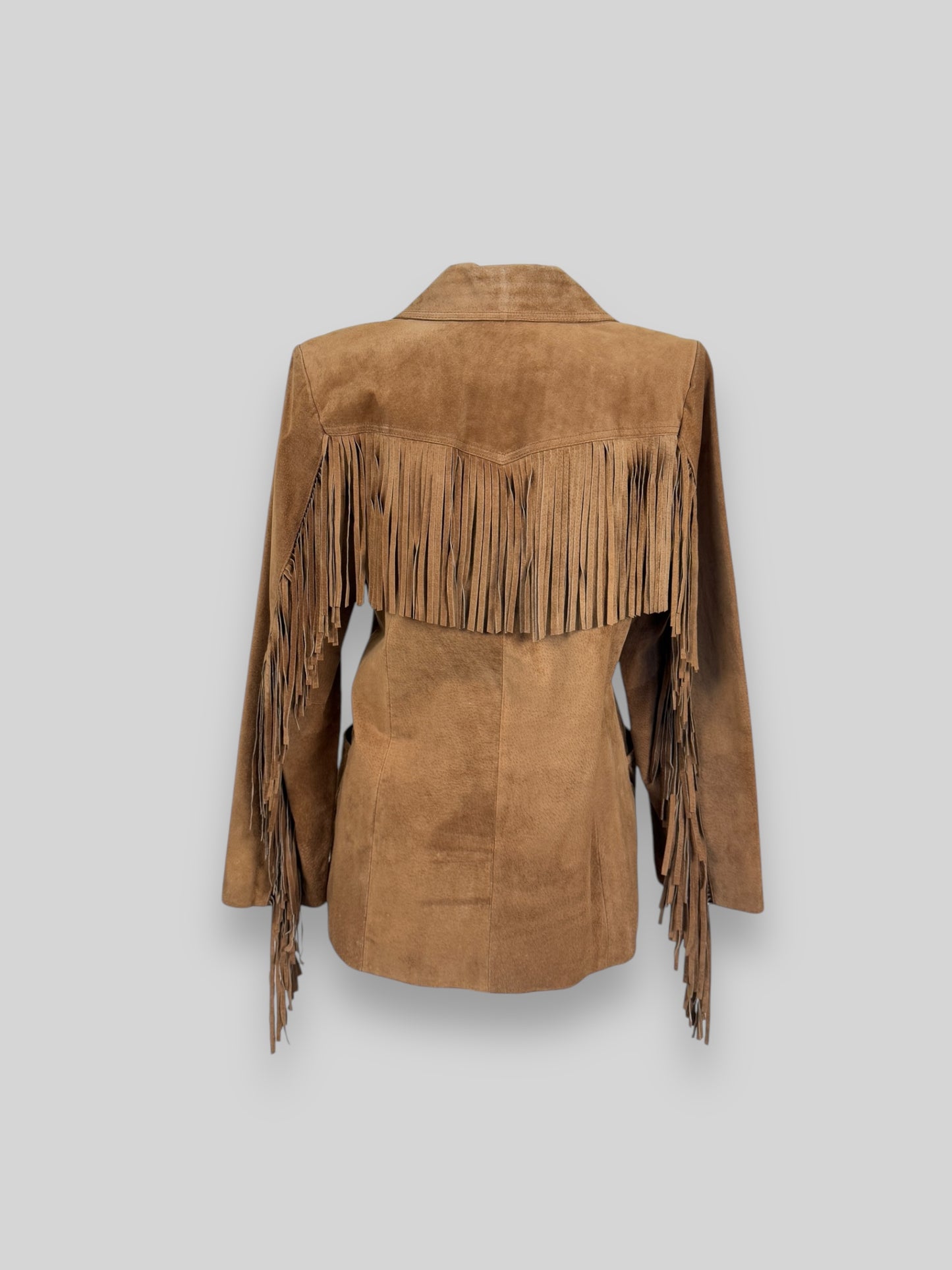 Suede Fringe Jacket