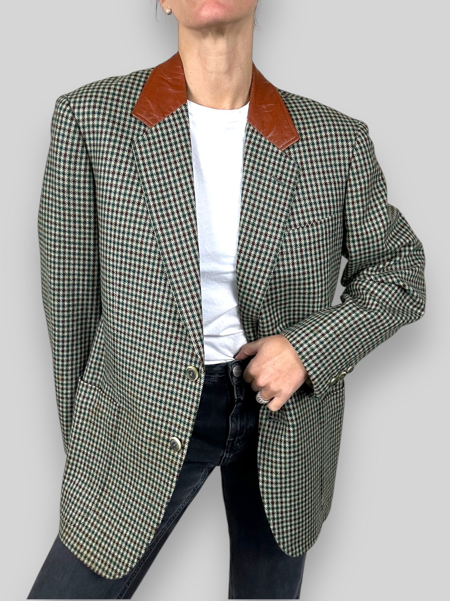 Checked Blazer