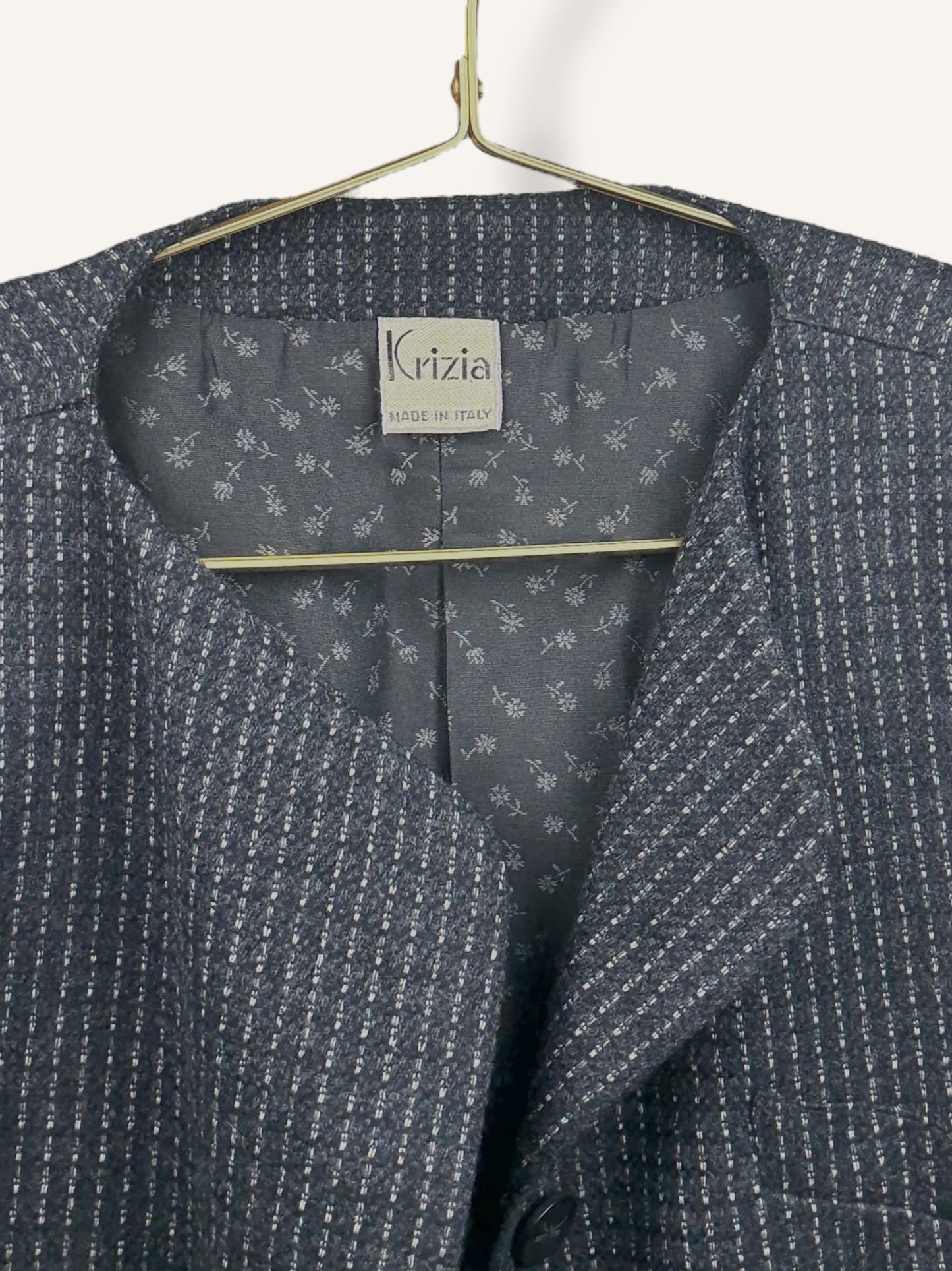 Krizia Pinstripe Blazer