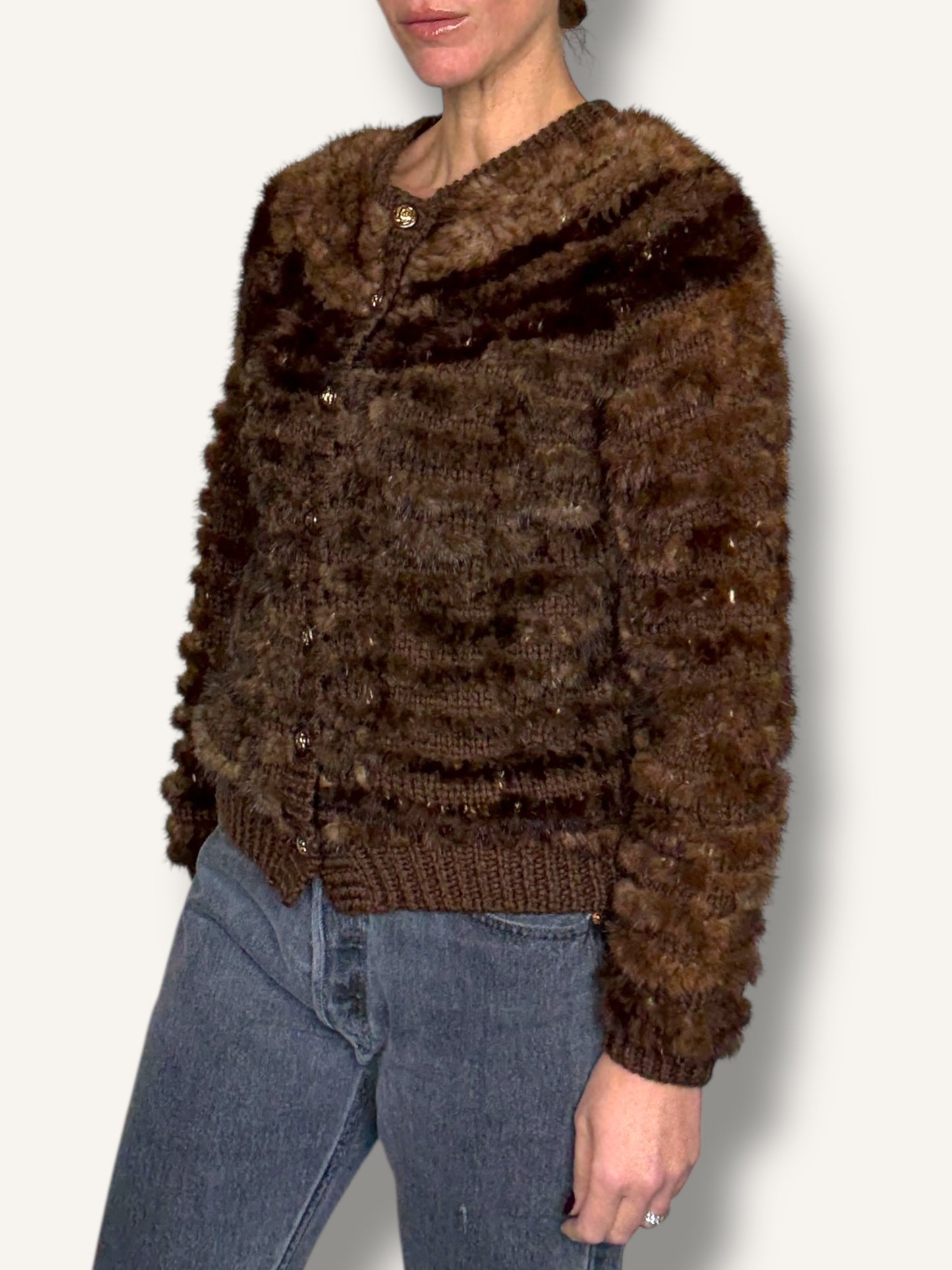 Mink Cardigan