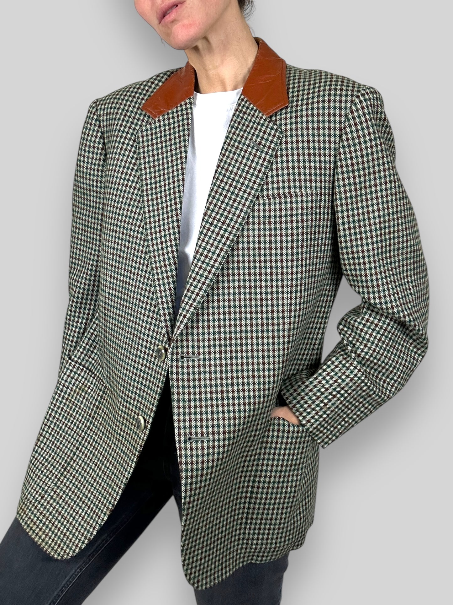 Checked Blazer