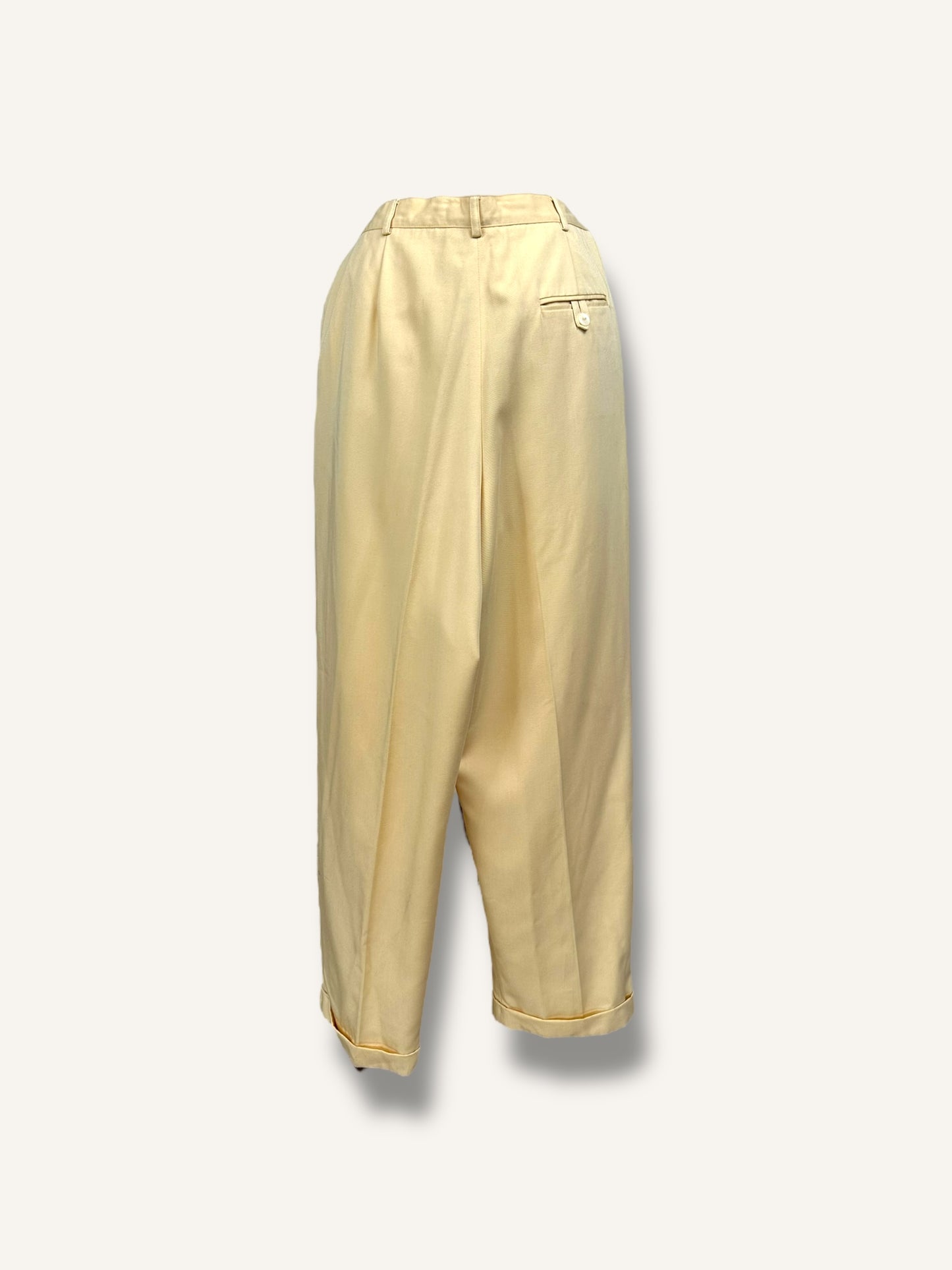 High waisted trousers